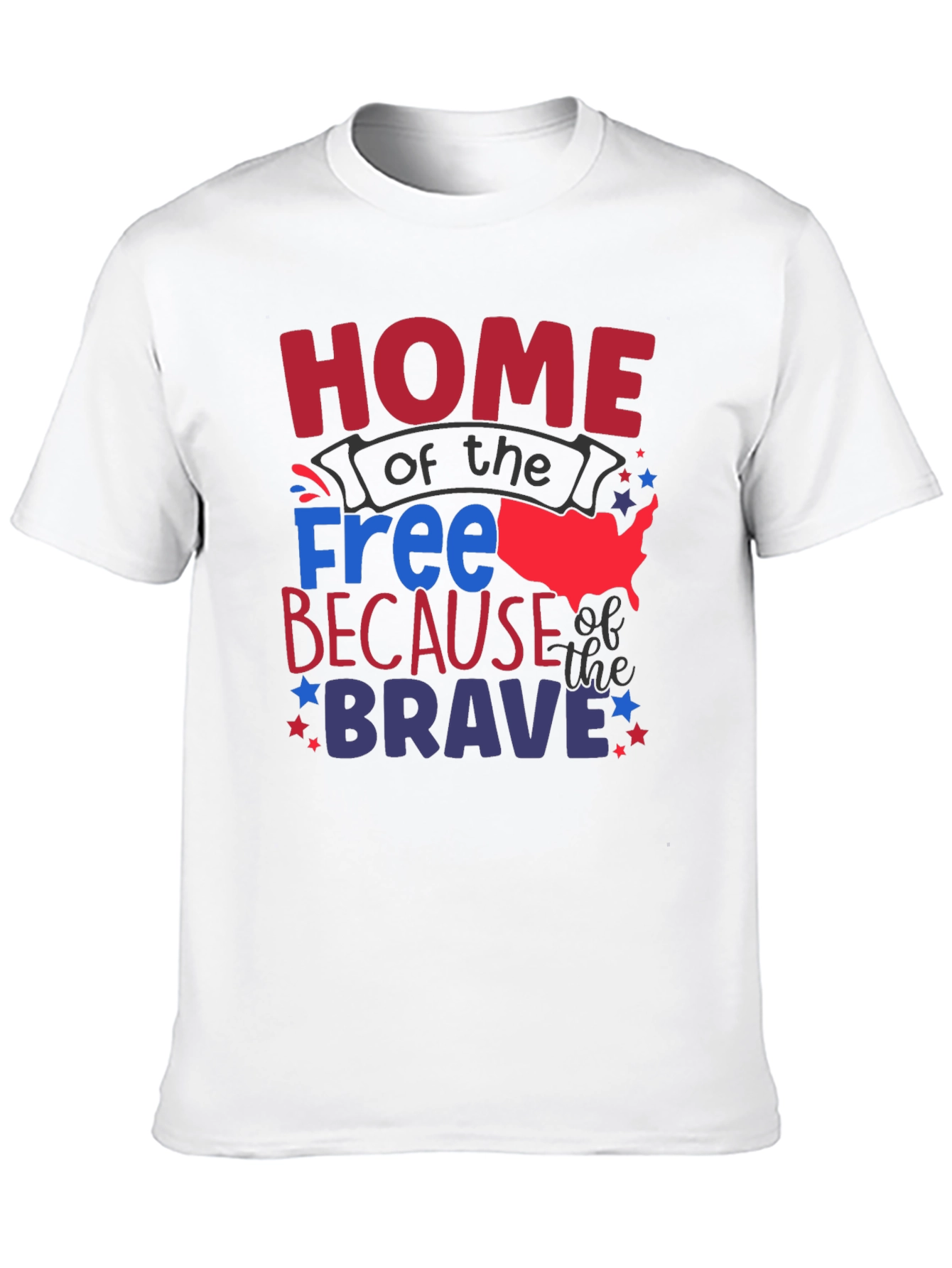 Home of the Free T-Shirt Patriotic Tee