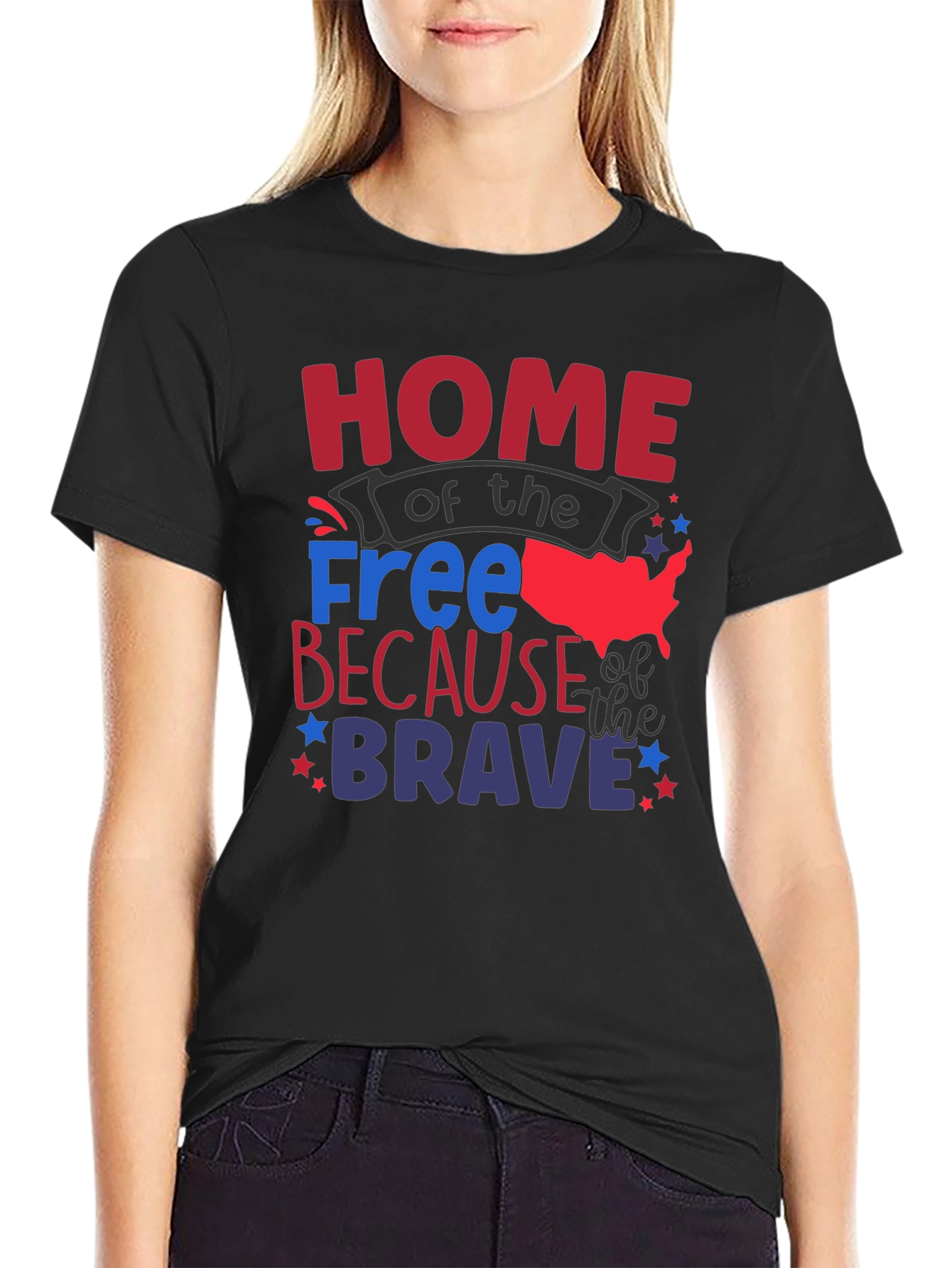 Home of the Free T-Shirt Patriotic Tee