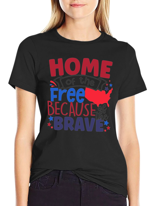 Home of the Free T-Shirt Patriotic Tee