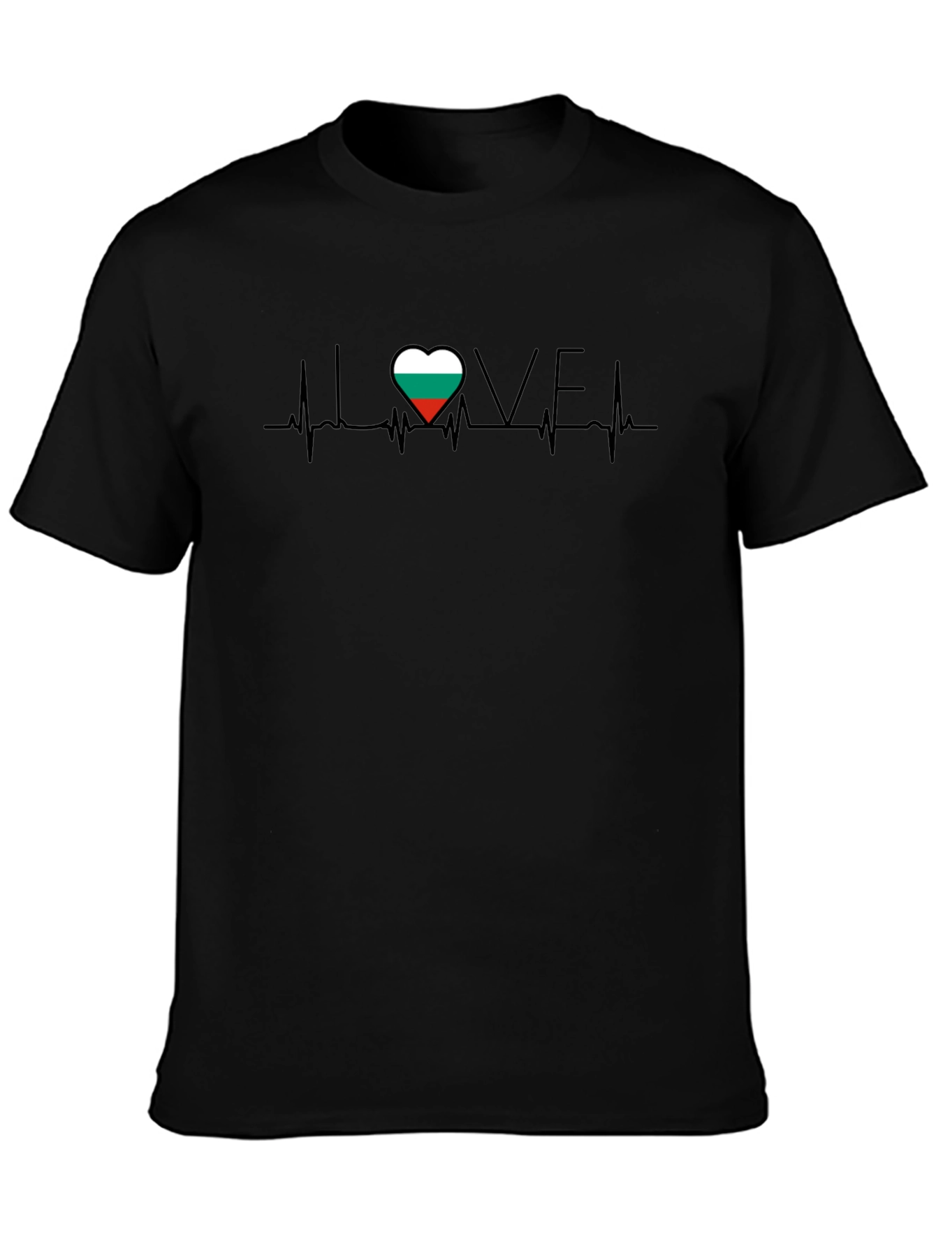 I Love Bulgaria Heartbeat T-Shirt