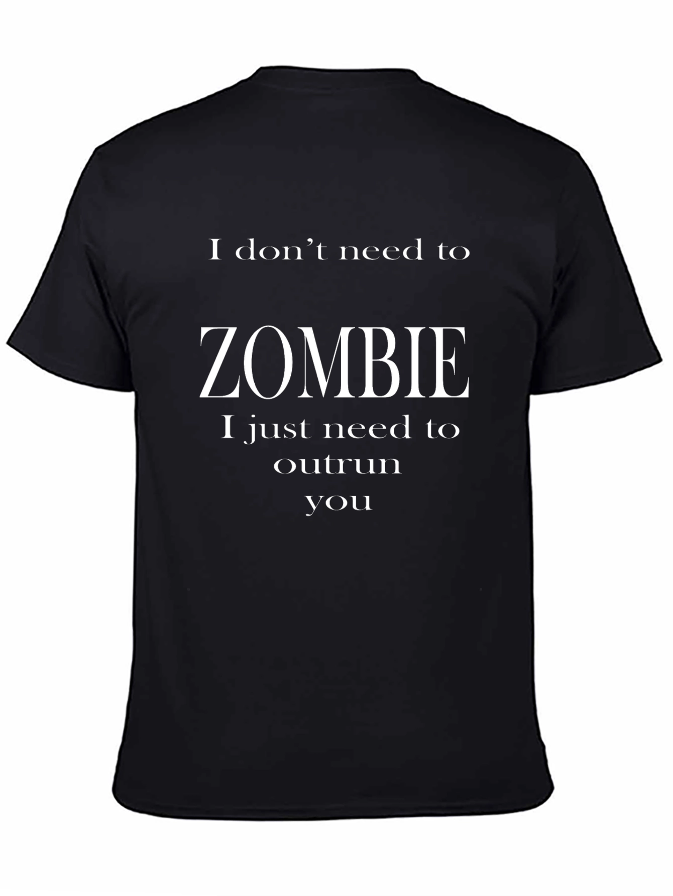 Zombie Outrun Funny T-Shirt