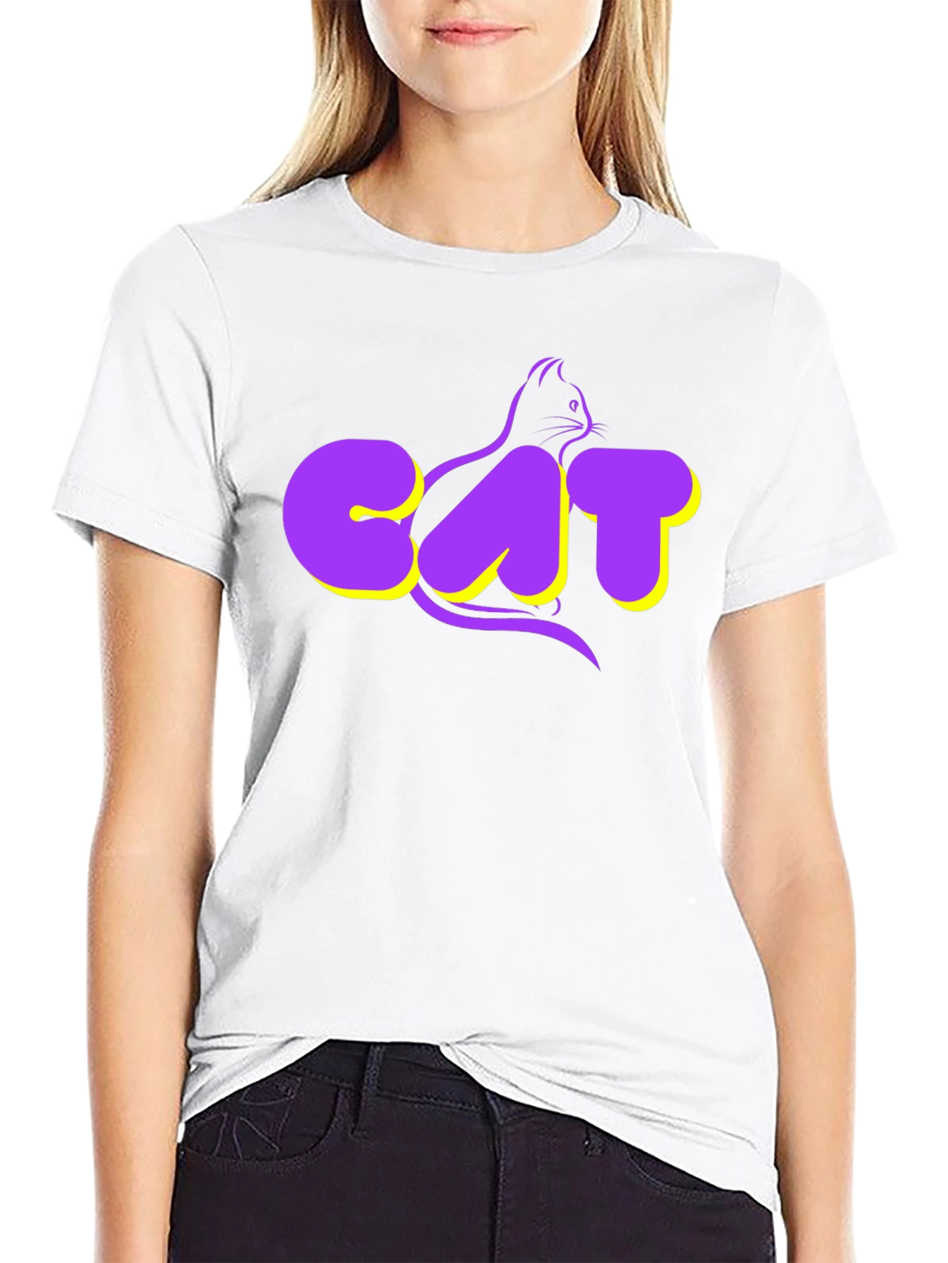 Cool Cat Graphic T-Shirt