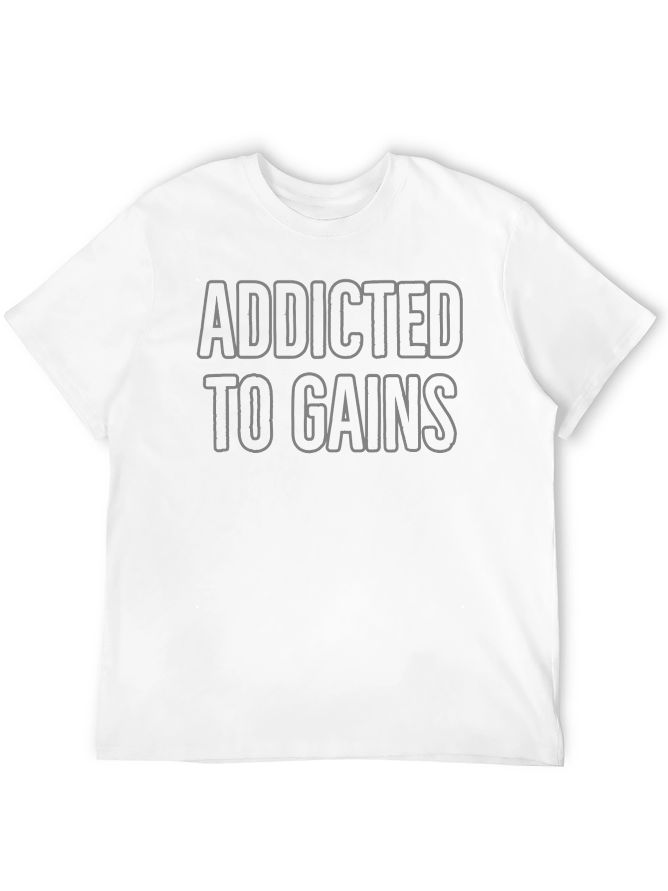 Addicted to Gains Black T-Shirt