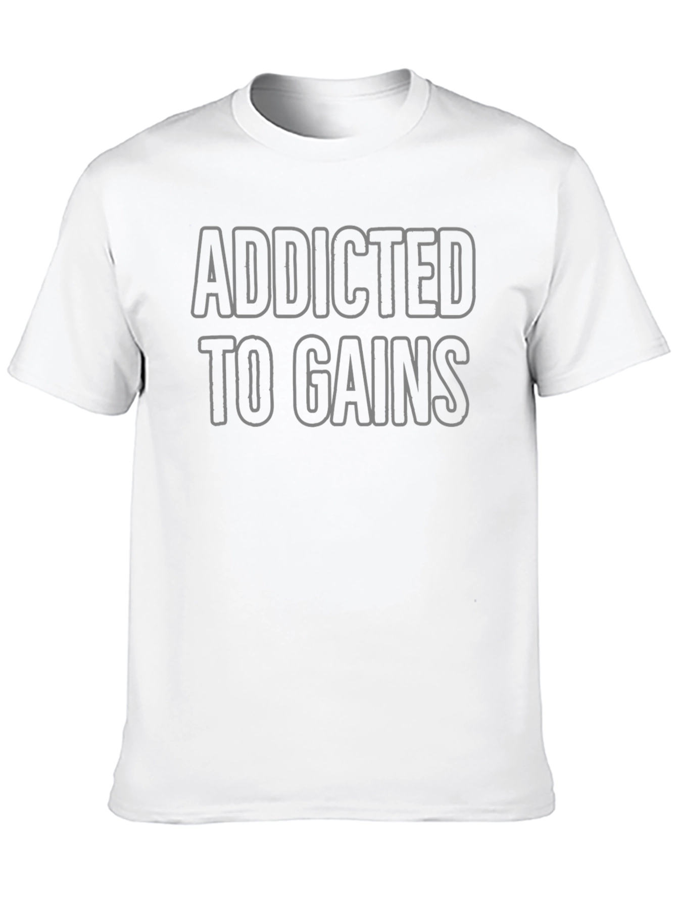Addicted to Gains Black T-Shirt