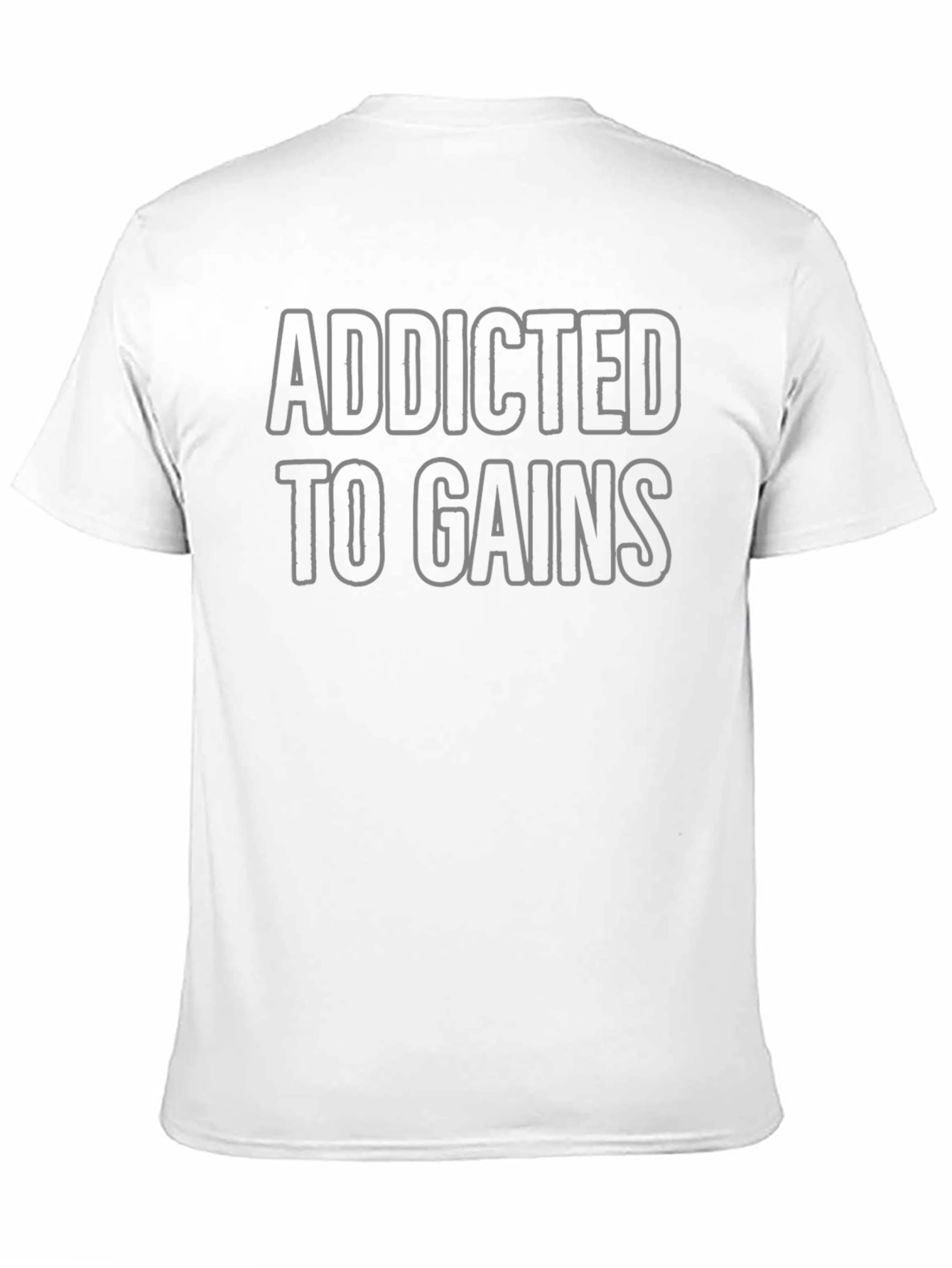 Addicted to Gains Black T-Shirt