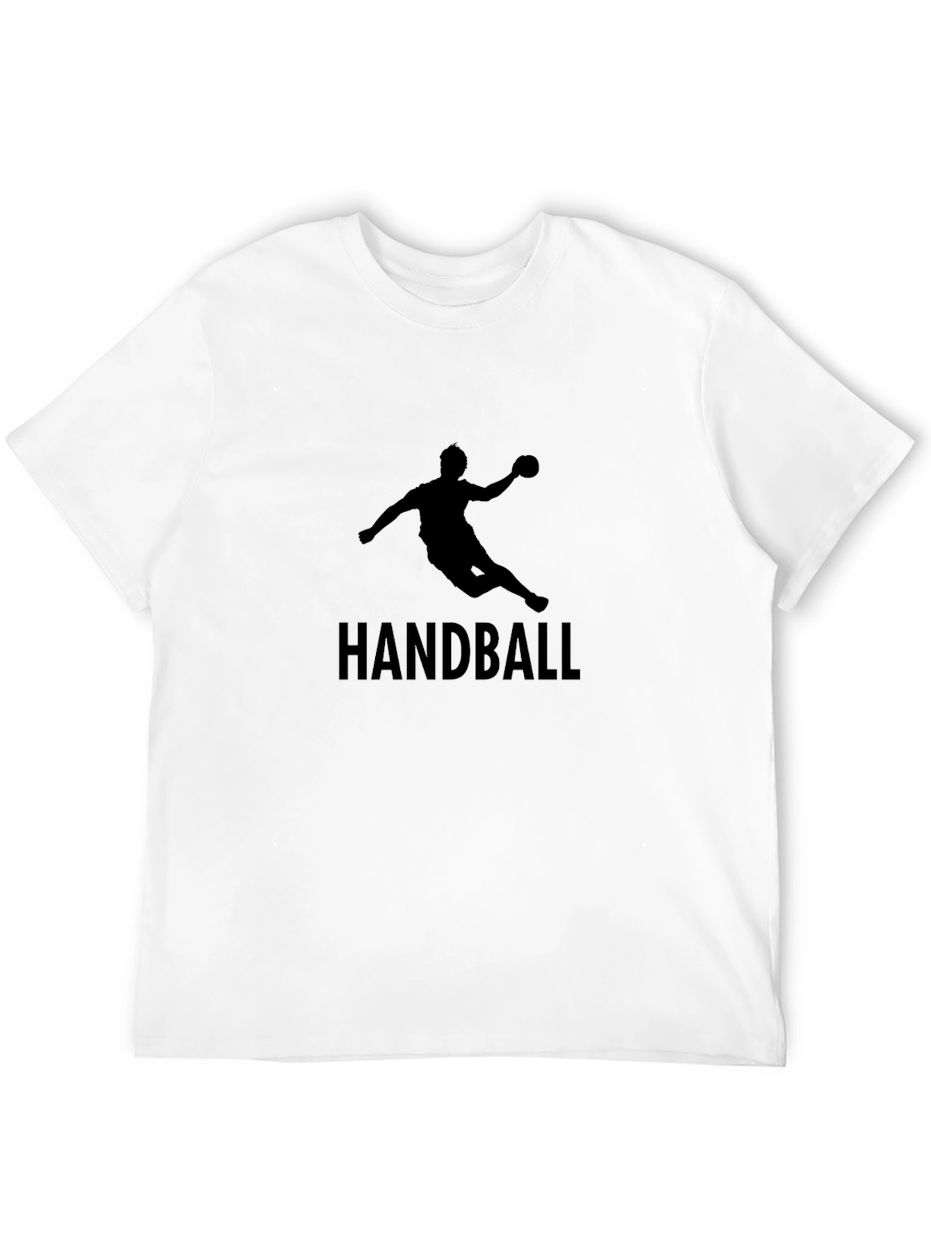 Handball Graphic Tee - Sporty Black T-Shirt