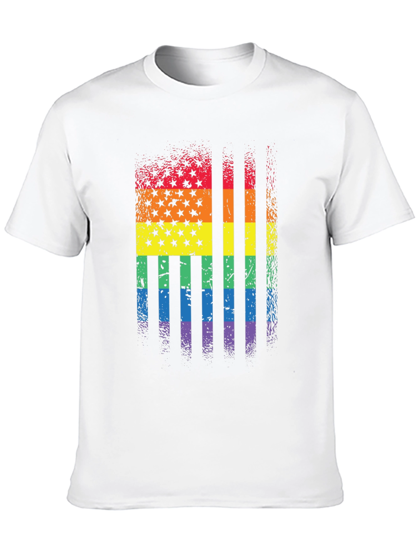 LGBT Pride Flag Stars & Stripes T-Shirt