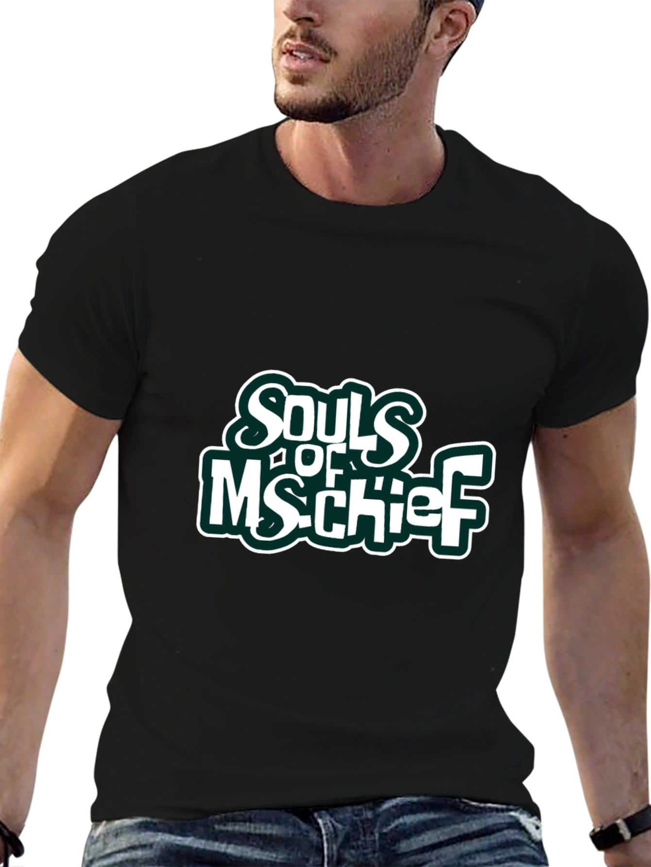 Souls of Mischief Graphic Tee - Black Cotton Blend