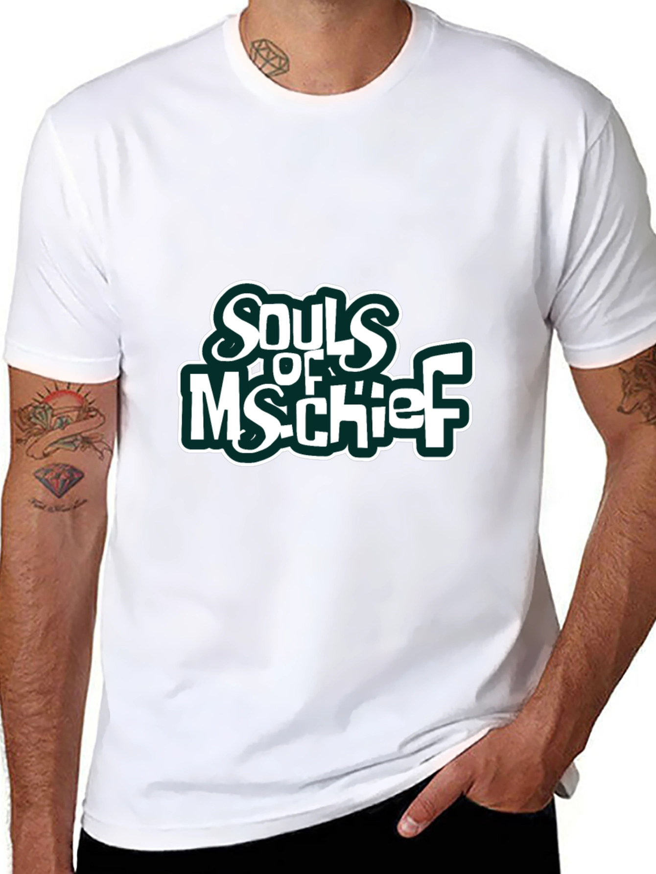 Souls of Mischief Graphic Tee - Black Cotton Blend