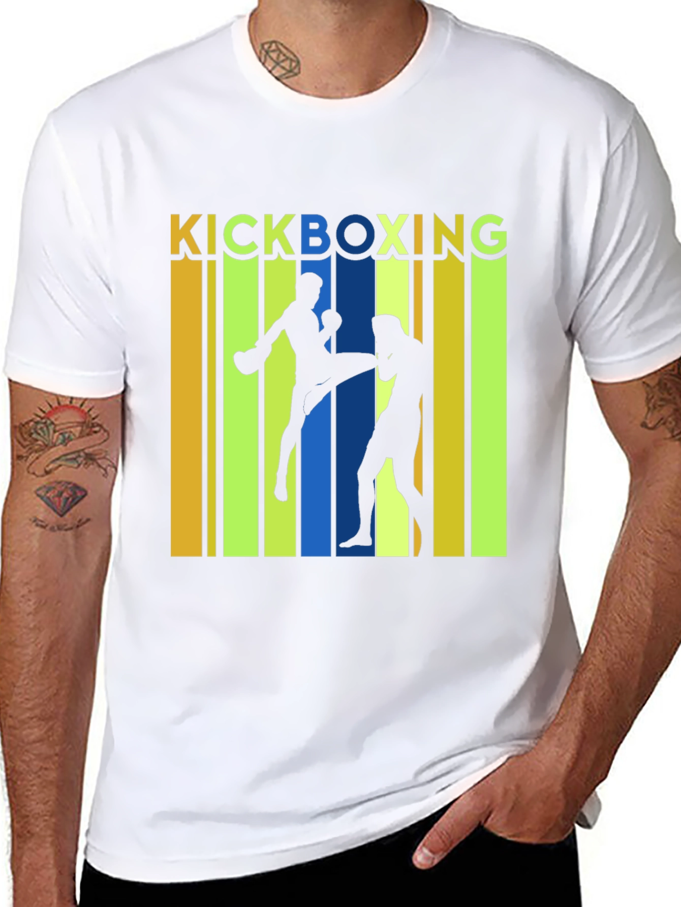 Kickboxing Graphic Tee - Martial Arts Training Shirt