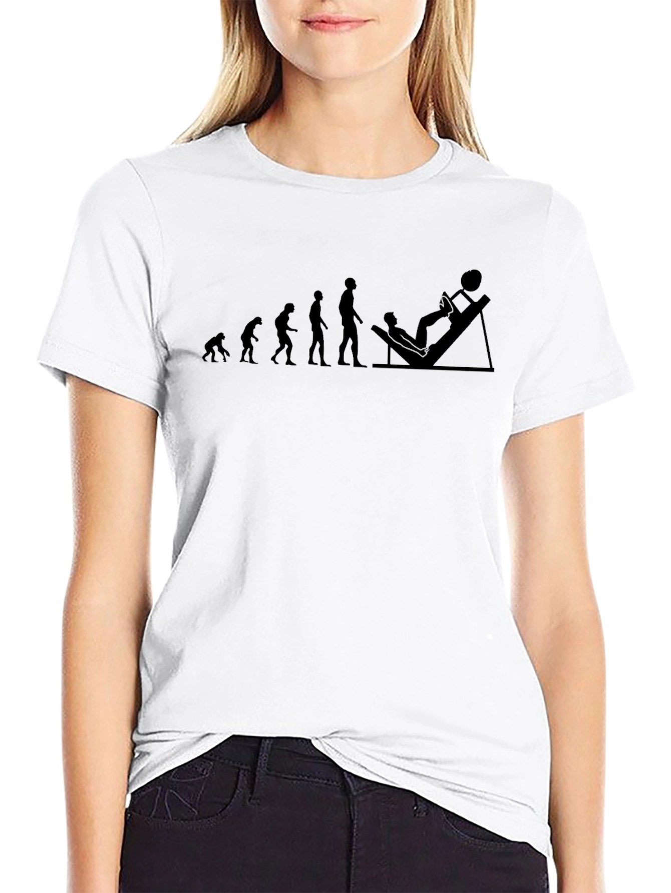 Evolution Leg Press T-Shirt - Gym Workout Shirt