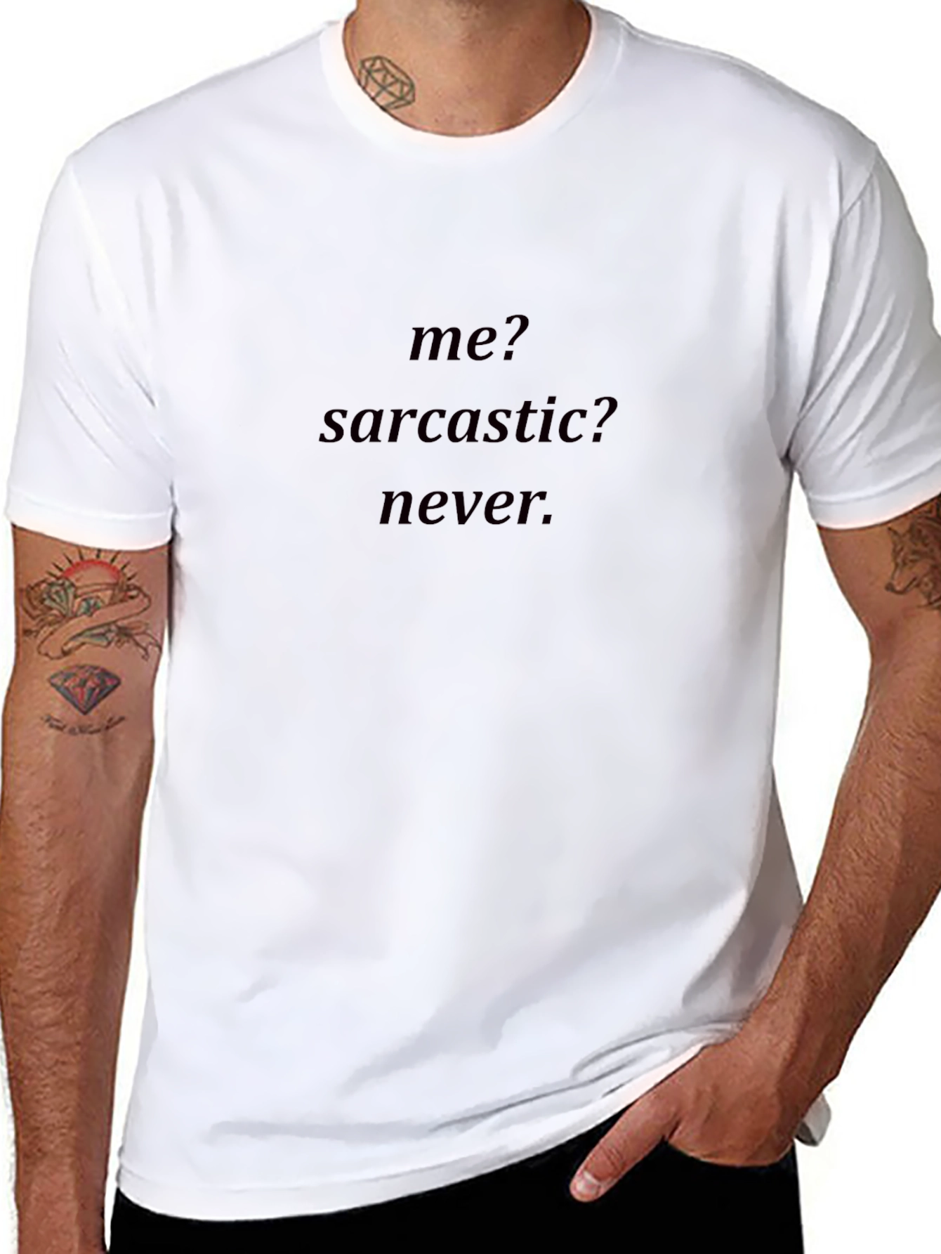 Sarcastic Never Funny Graphic T-Shirt