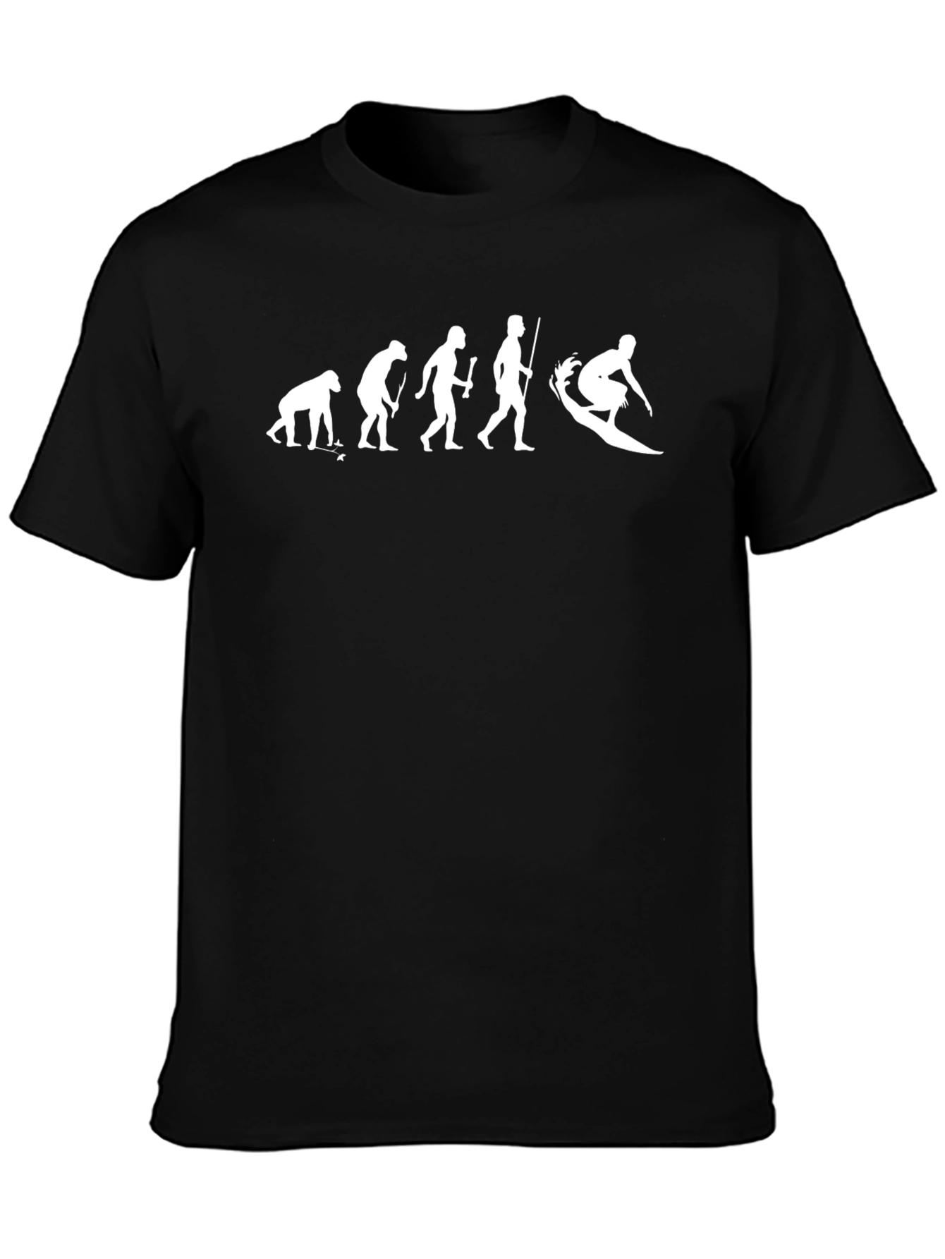 Evolution of Surfing Mens T-Shirt