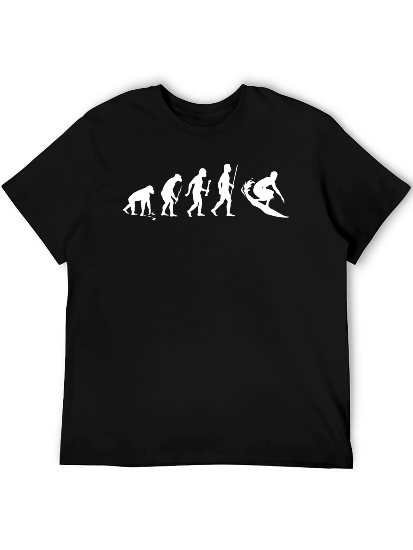 Evolution of Surfing Mens T-Shirt