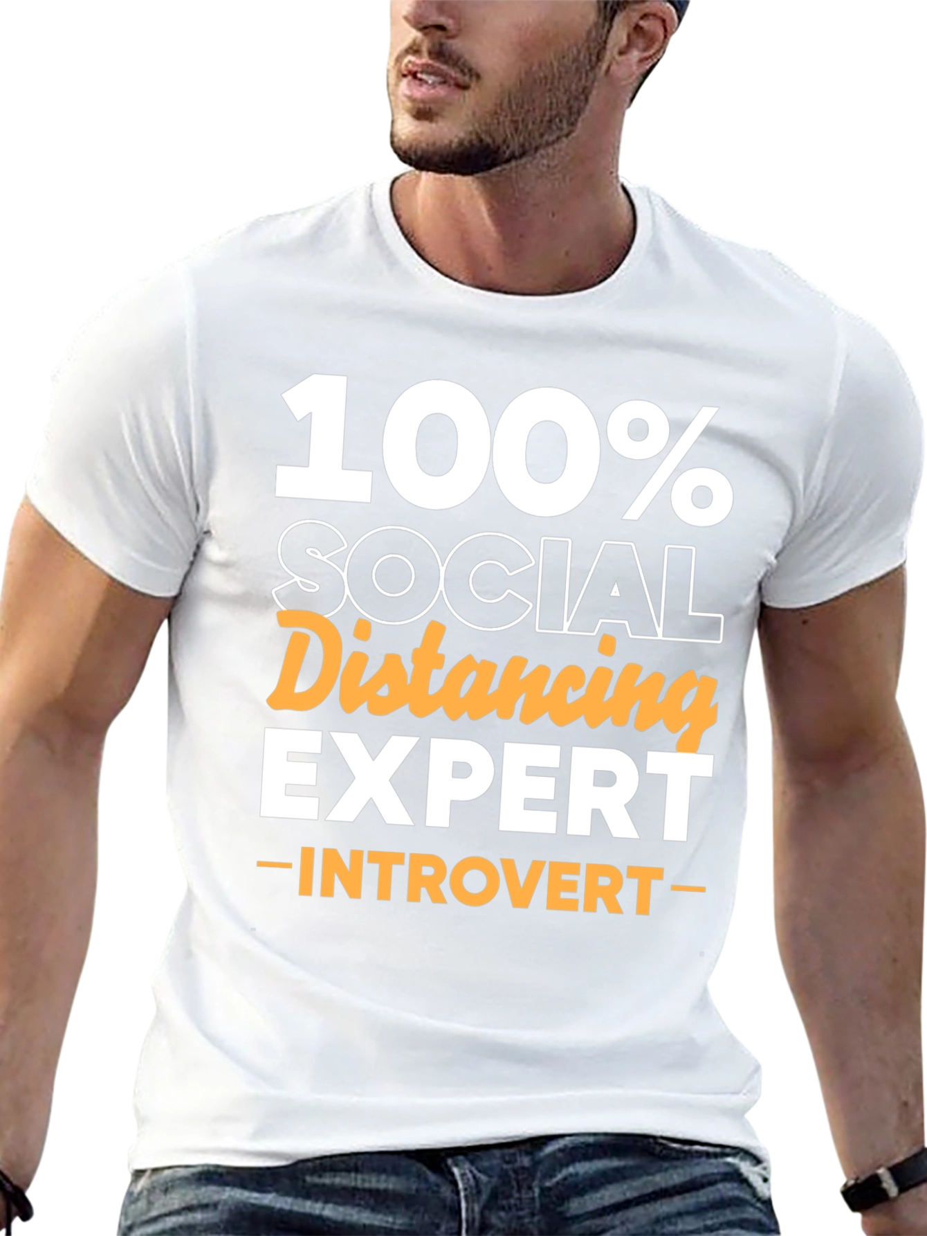 Social Distancing Expert Introvert Tee