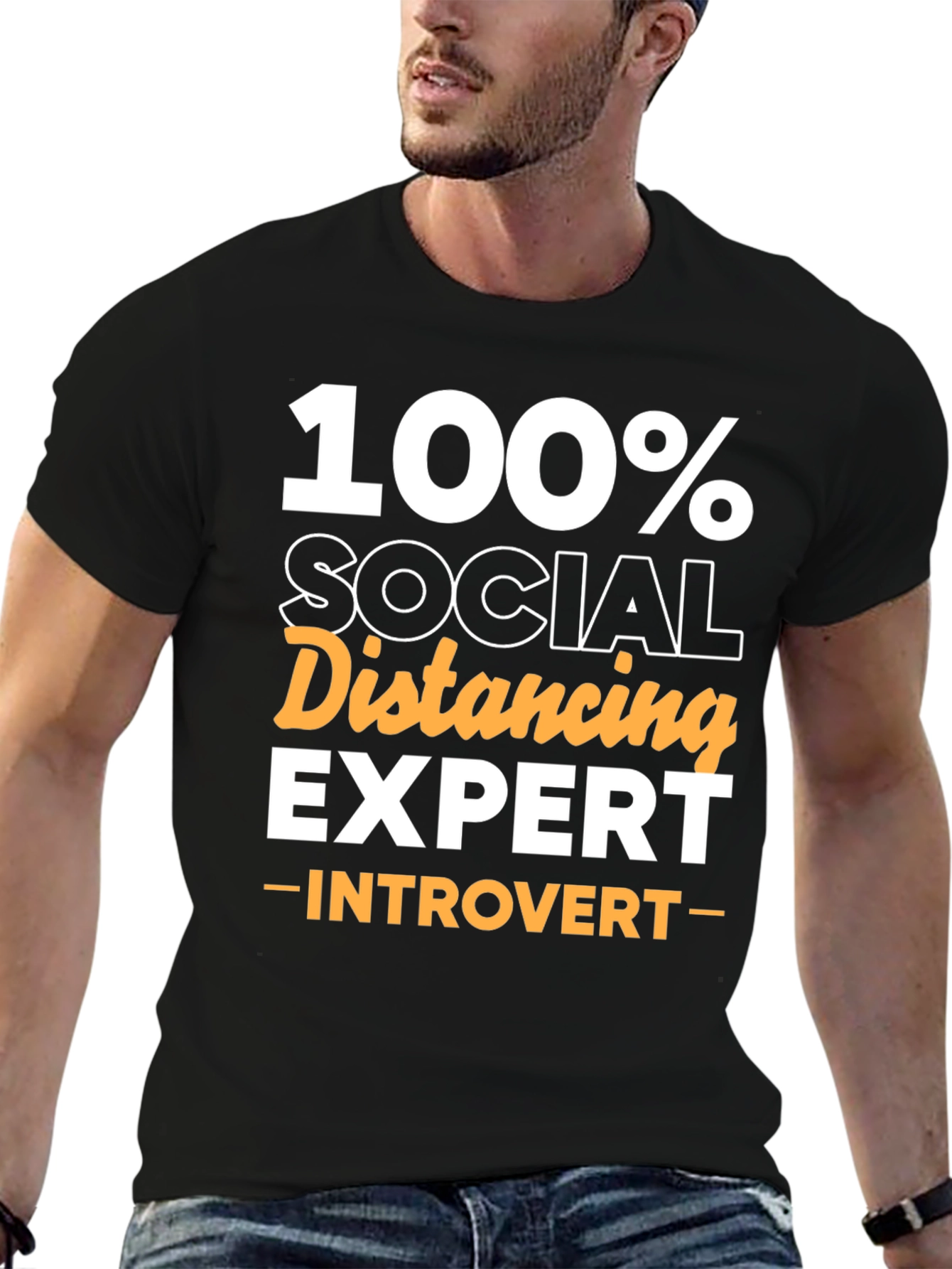 Social Distancing Expert Introvert Tee