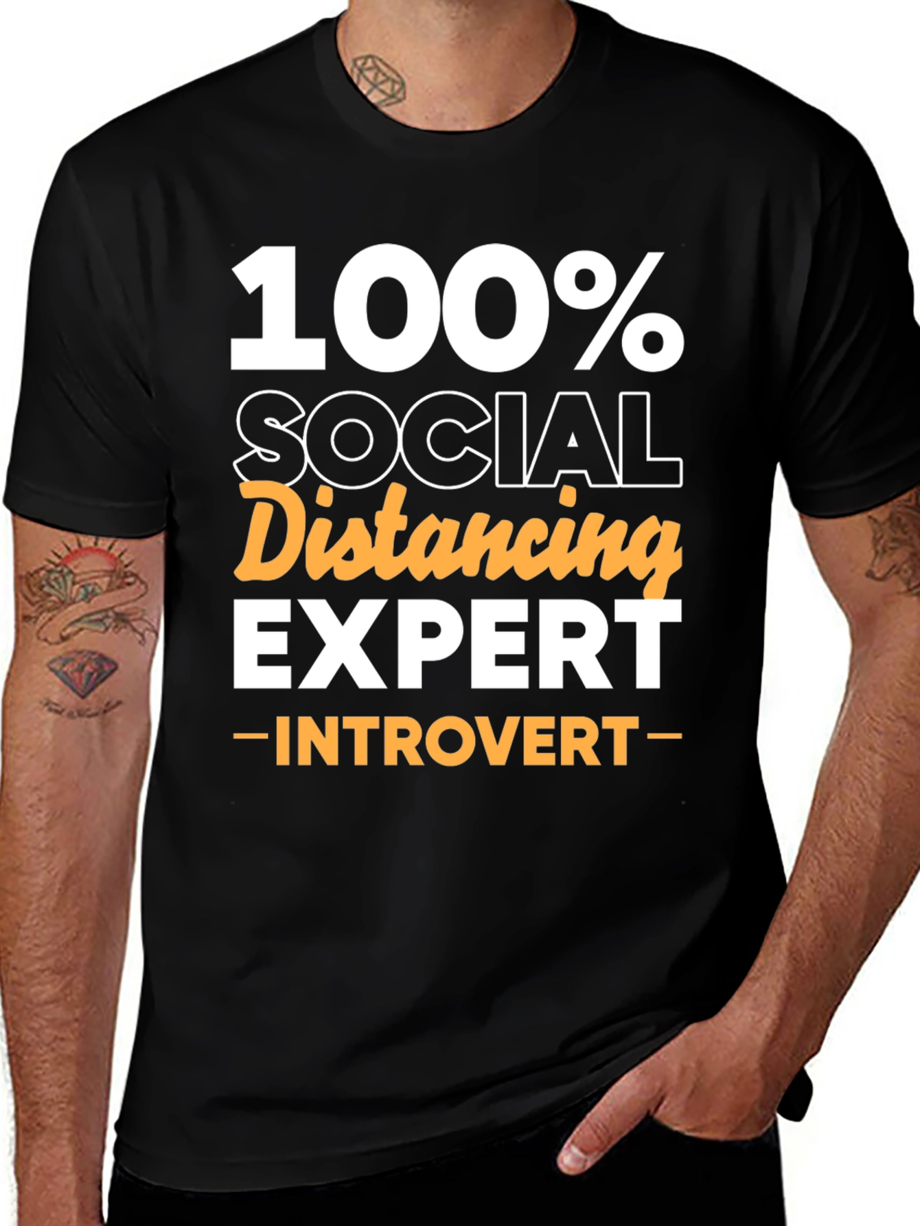 Social Distancing Expert Introvert Tee