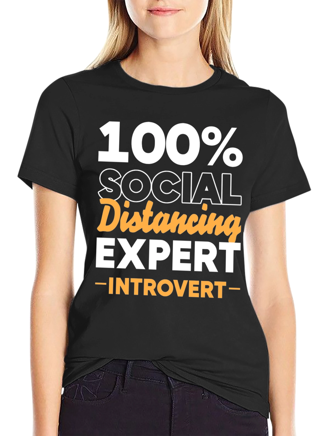 Social Distancing Expert Introvert Tee