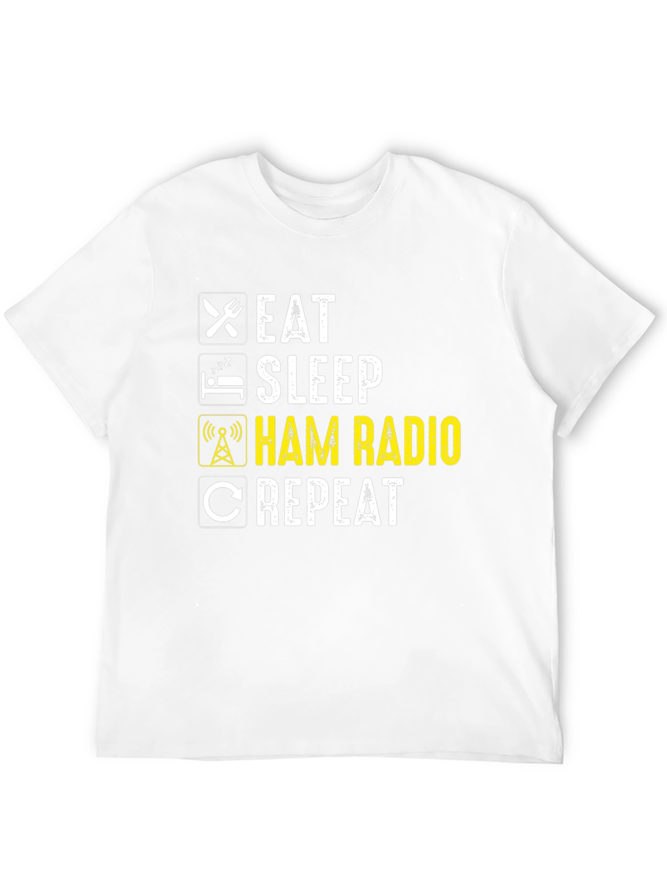 Eat Sleep Ham Radio Repeat T-Shirt
