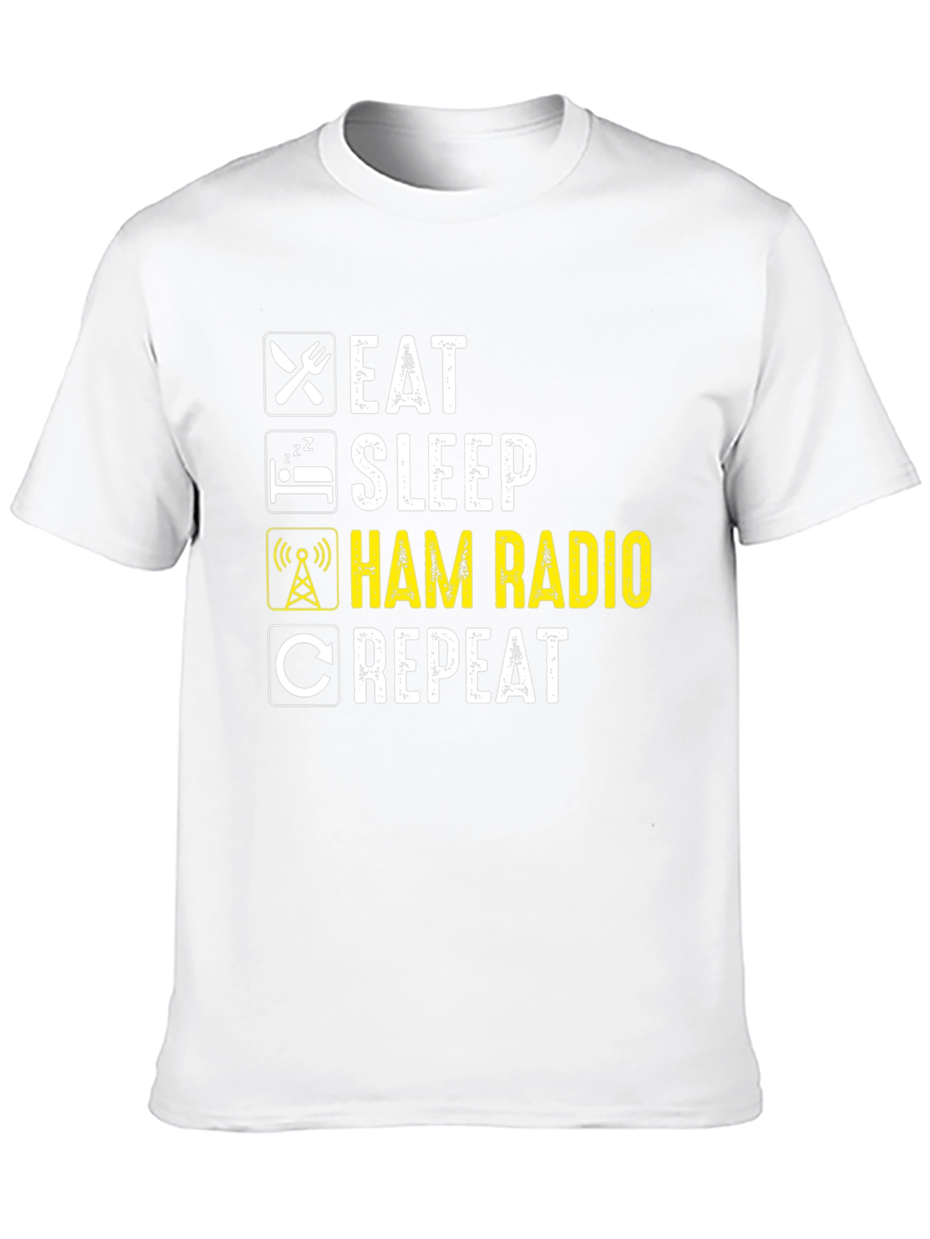 Eat Sleep Ham Radio Repeat T-Shirt
