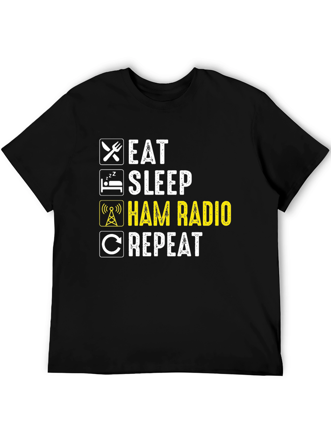 Eat Sleep Ham Radio Repeat T-Shirt