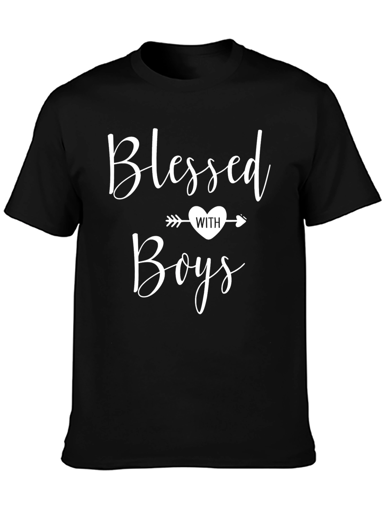 Blessed with Boys Graphic T-Shirt