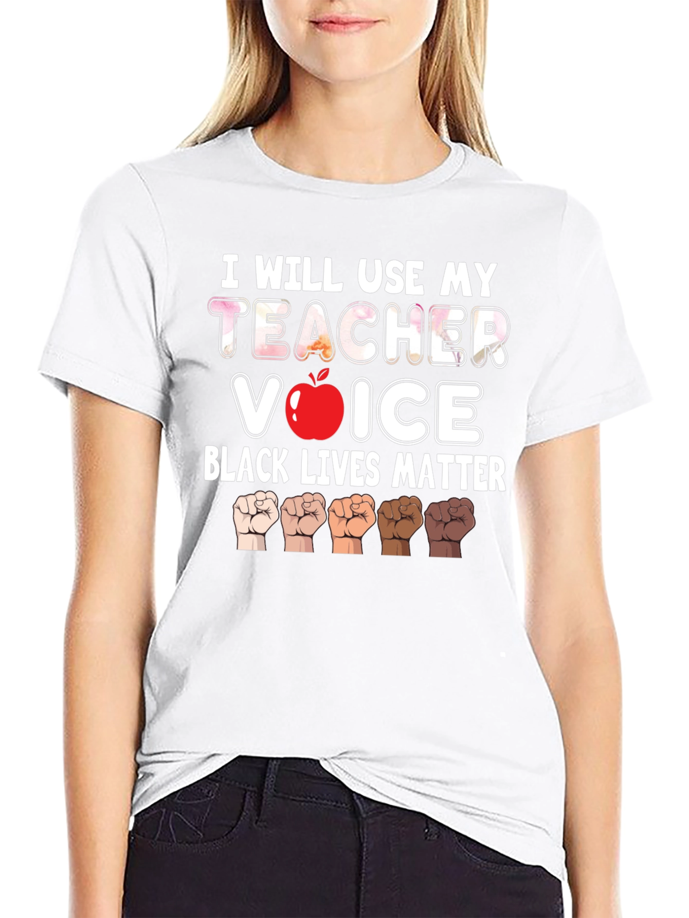 Teacher Voice BLM Graphic Tee