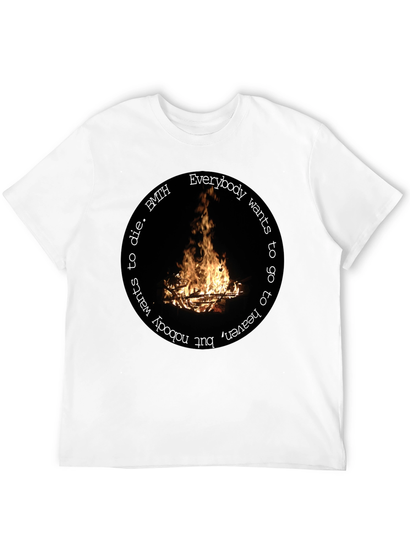 BMTH Campfire Graphic T-Shirt - Unisex Black Tee