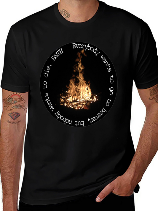 BMTH Campfire Graphic T-Shirt - Unisex Black Tee