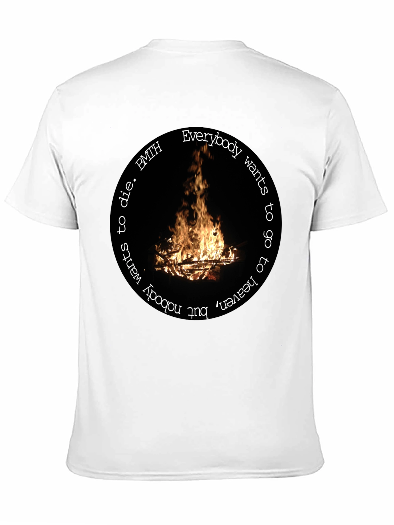 BMTH Campfire Graphic T-Shirt - Unisex Black Tee