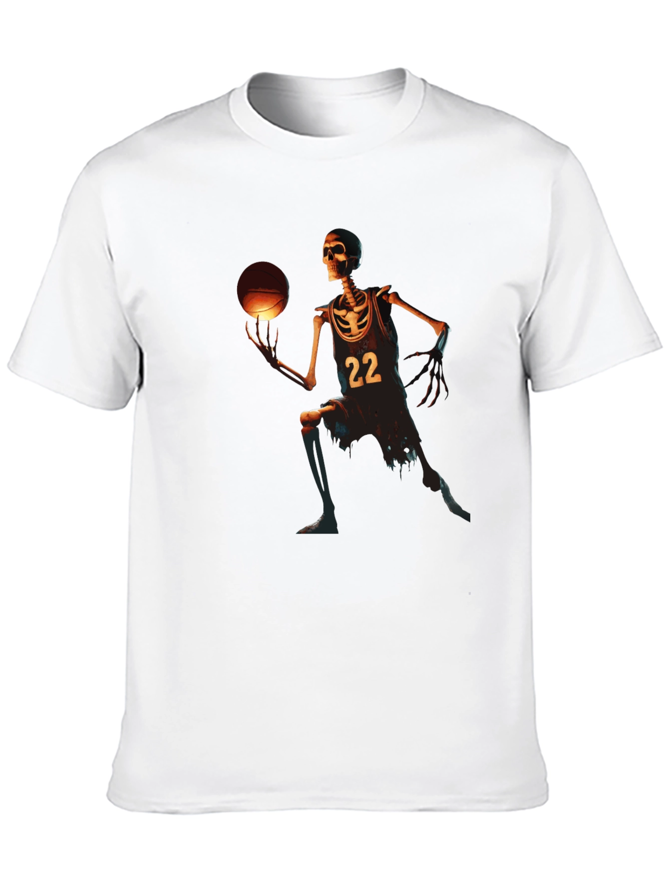 Skeleton Basketball Player T-Shirt