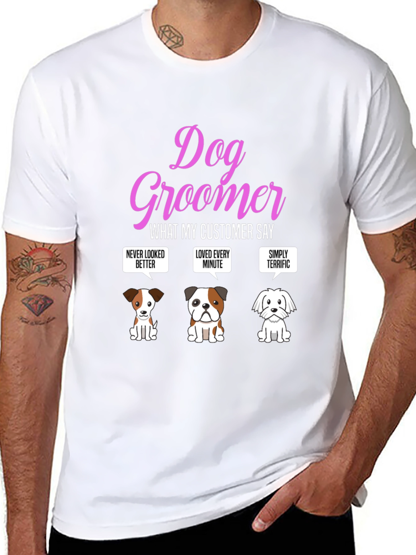 Dog Groomer Graphic T-Shirt