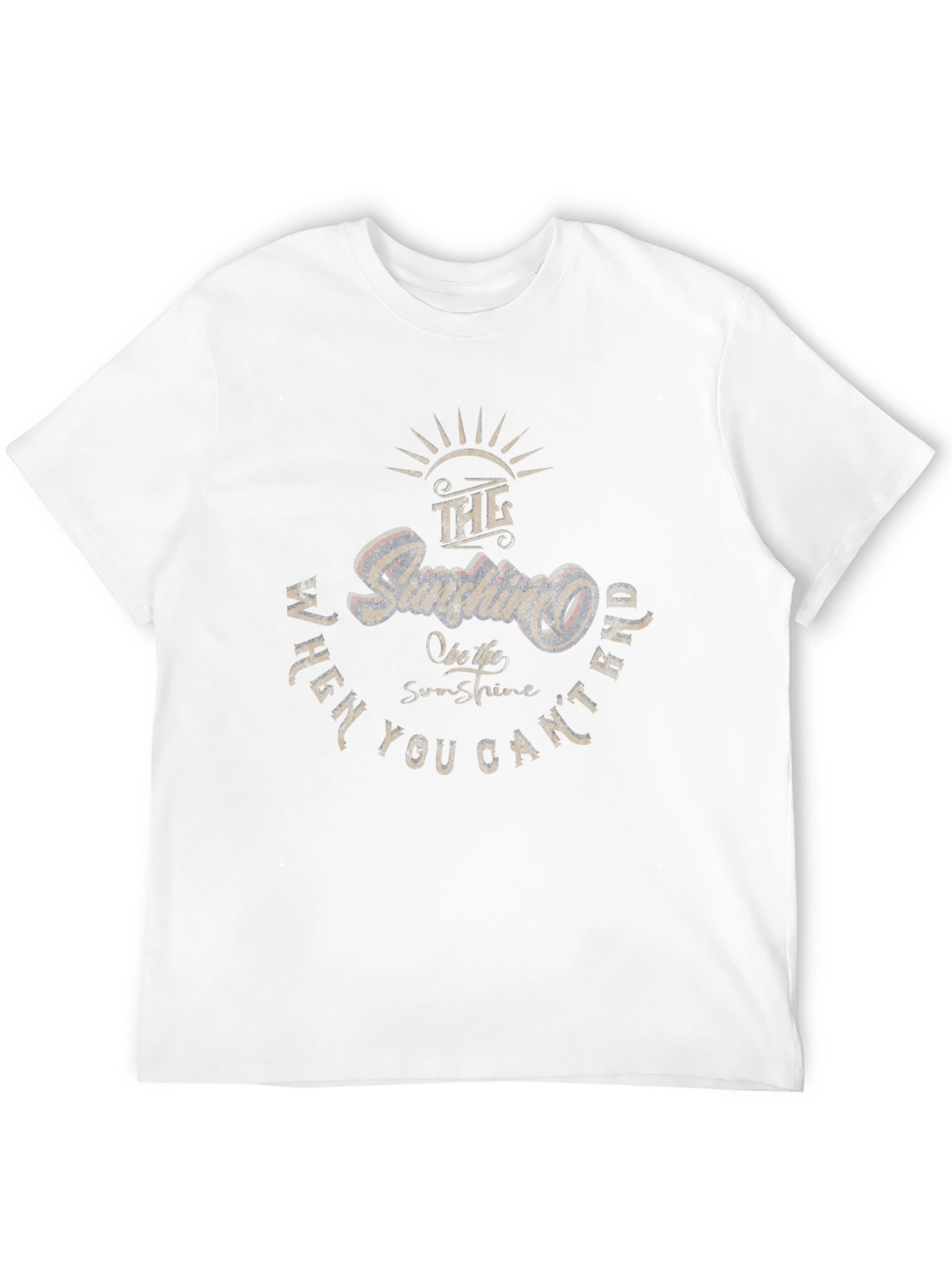 Sunshine Graphic T-Shirt - Black