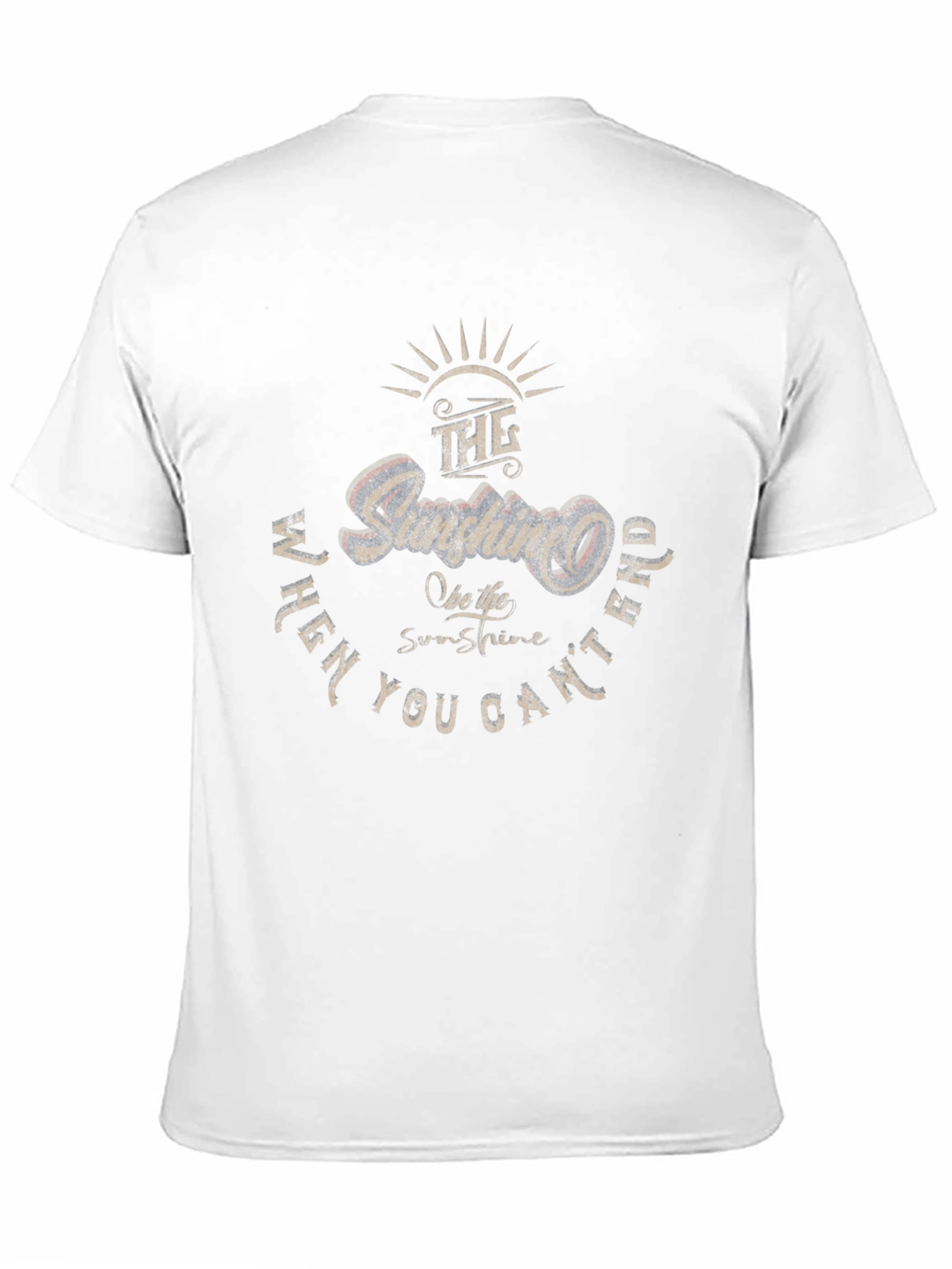 Sunshine Graphic T-Shirt - Black