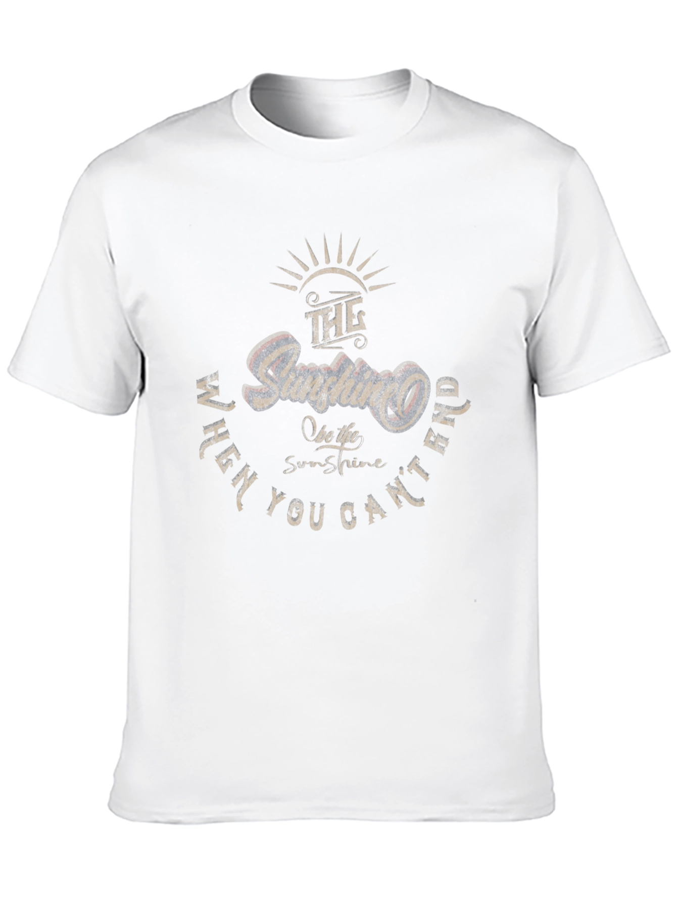 Sunshine Graphic T-Shirt - Black