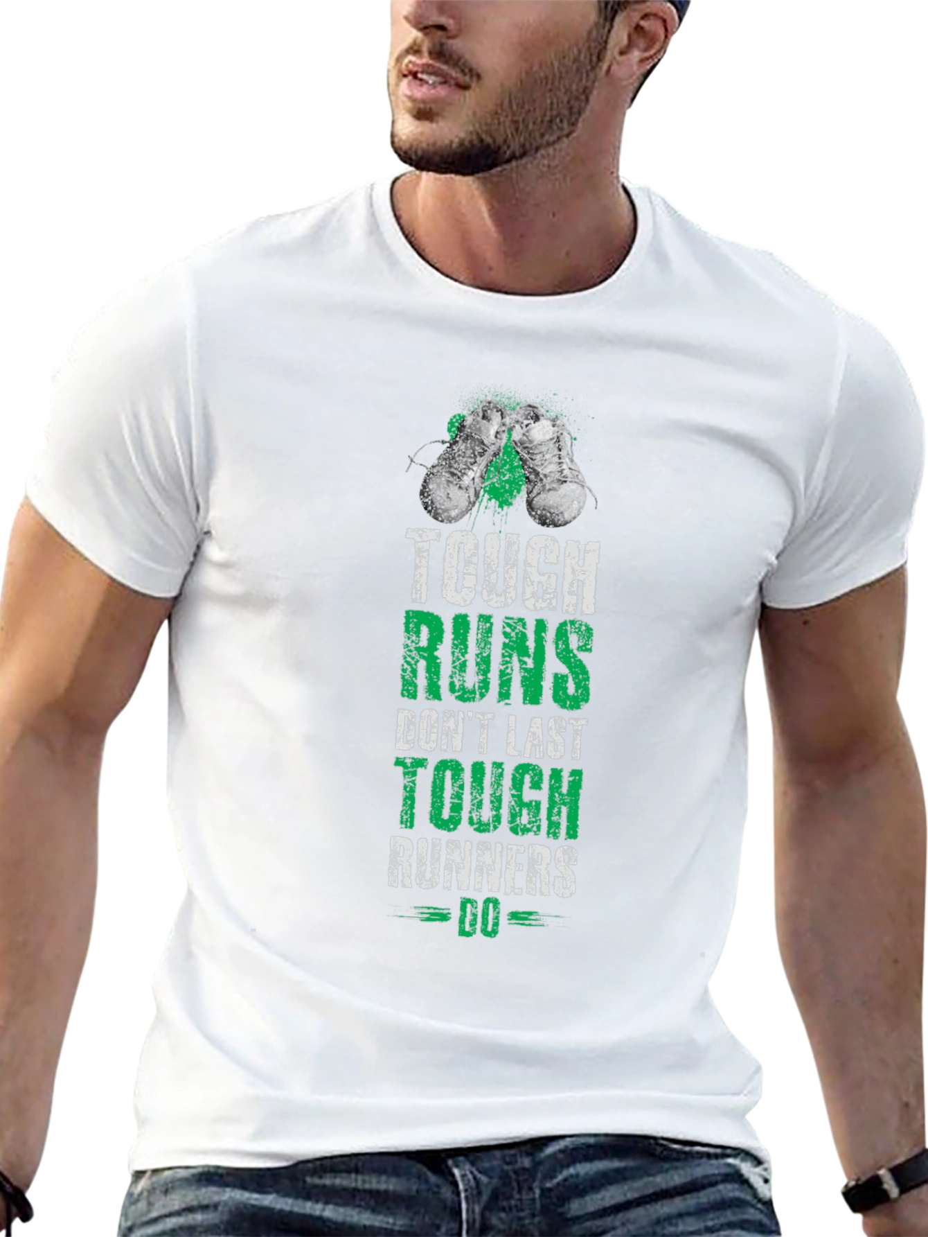 Tough Runs Runners Graphic T-Shirt