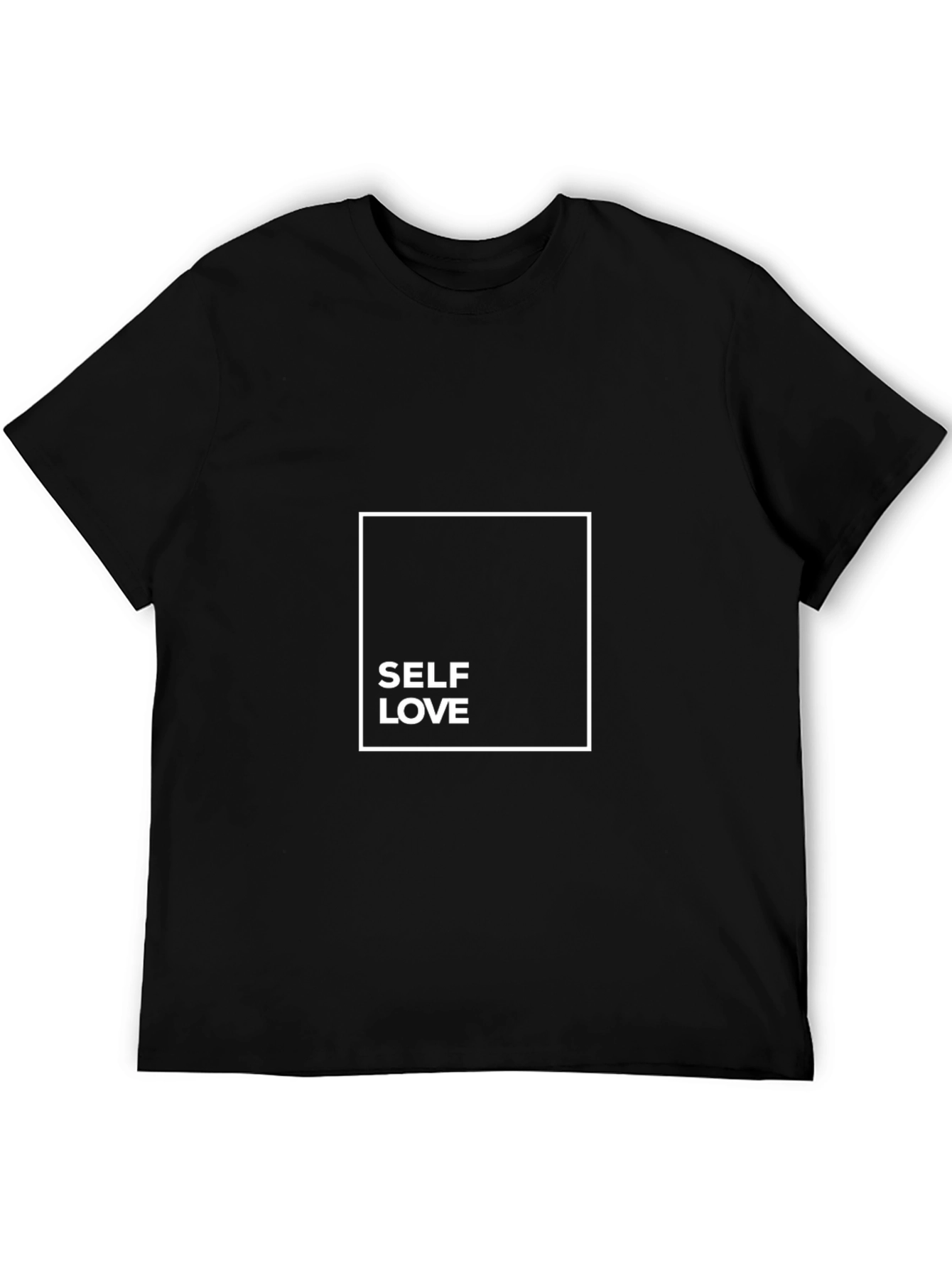 Self Love Black T-Shirt - Positive Message Tee