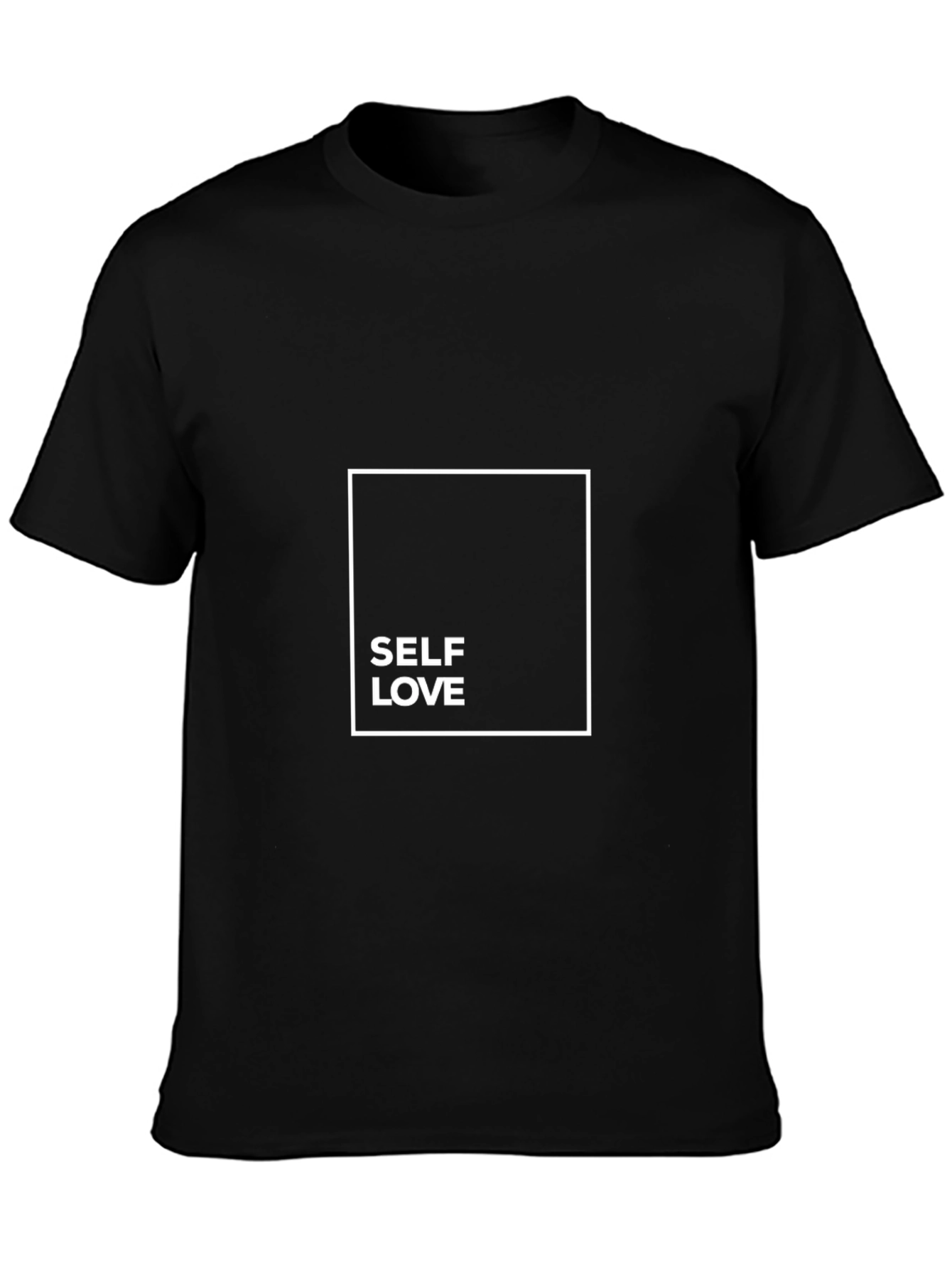 Self Love Black T-Shirt - Positive Message Tee
