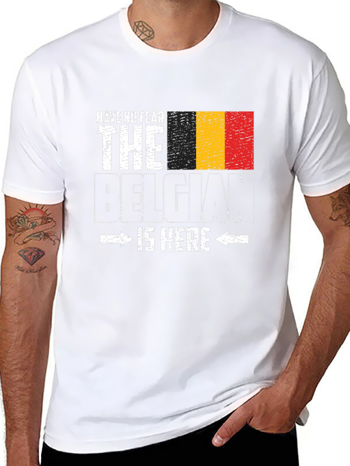 Belgian Pride T-Shirt - Have No Fear Design