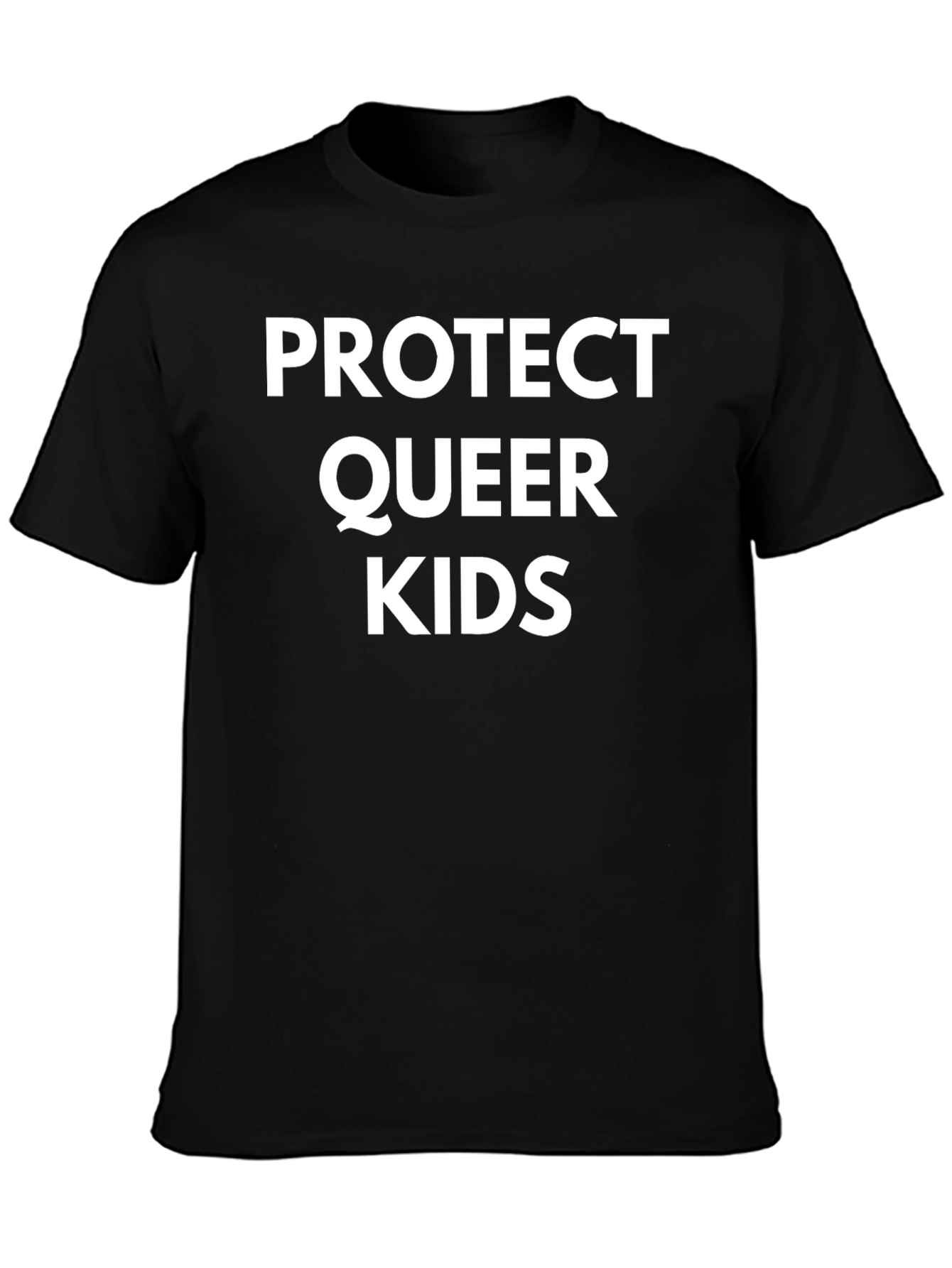Protect Queer Kids Black Graphic Tee