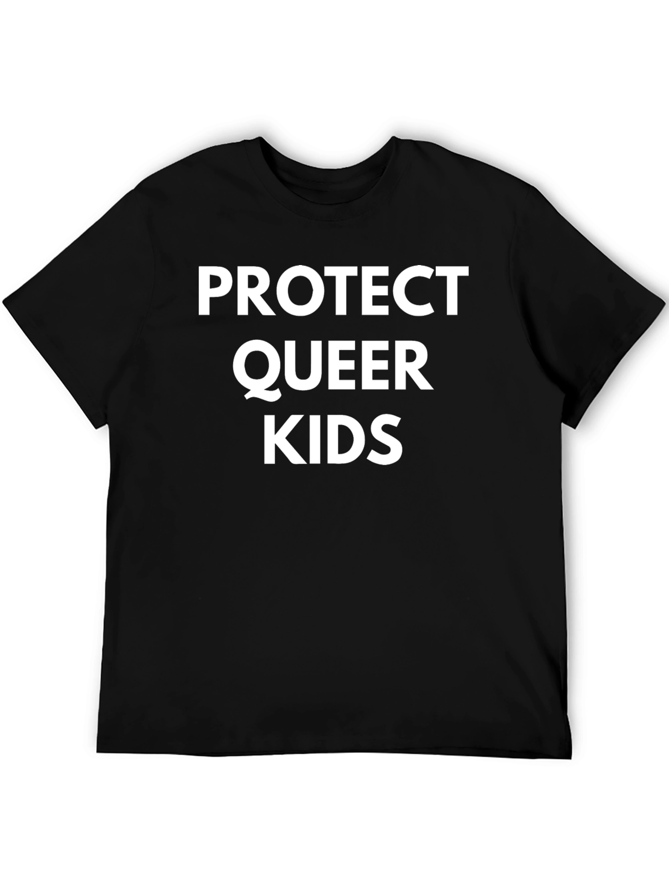 Protect Queer Kids Black Graphic Tee
