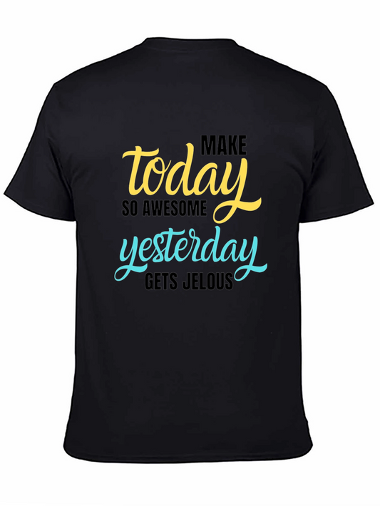 Awesome Today Graphic Tee - Black