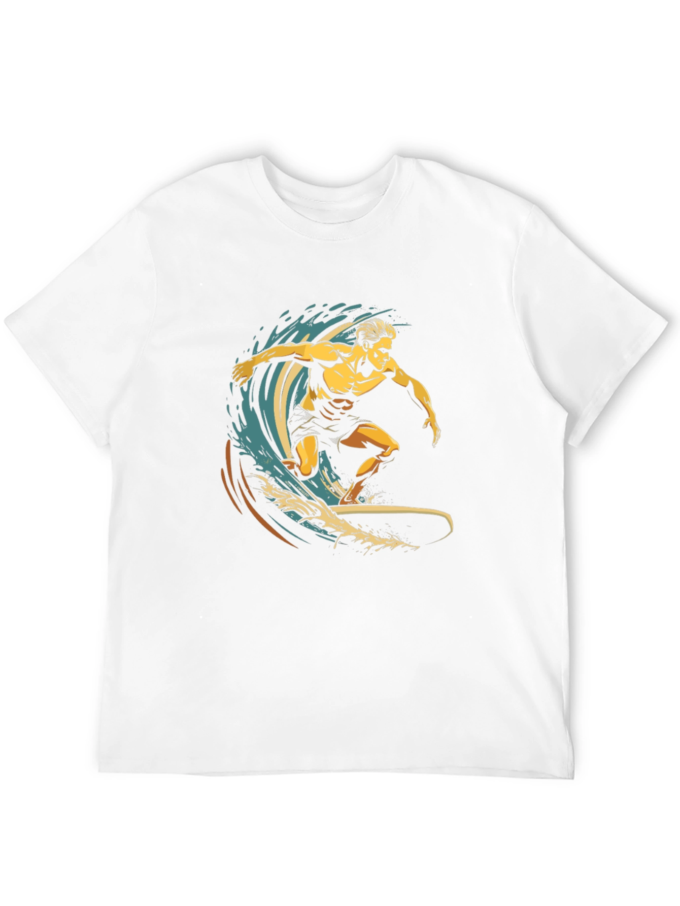 Surfer Graphic Tee - Ride the Wave in Style