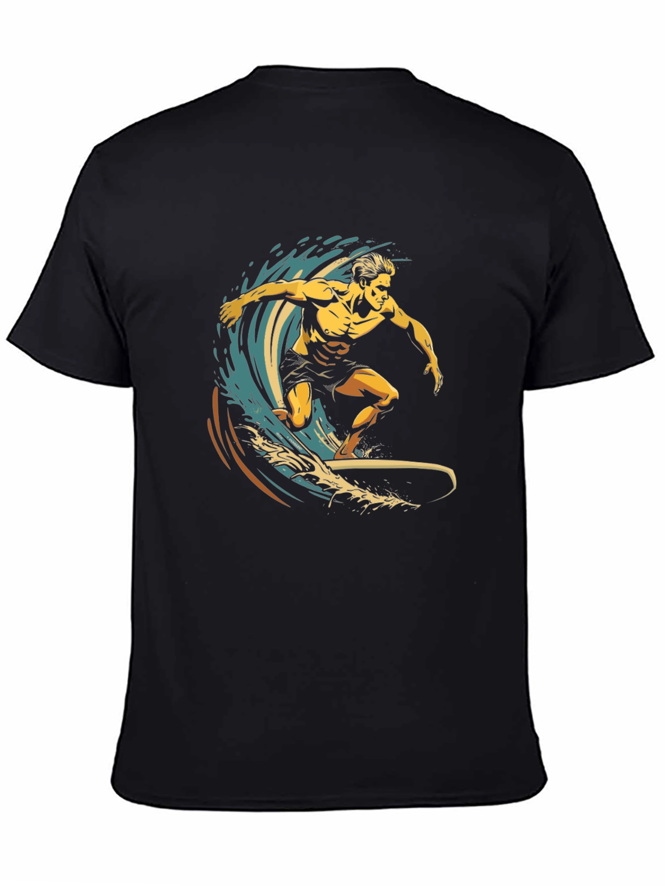 Surfer Graphic Tee - Ride the Wave in Style