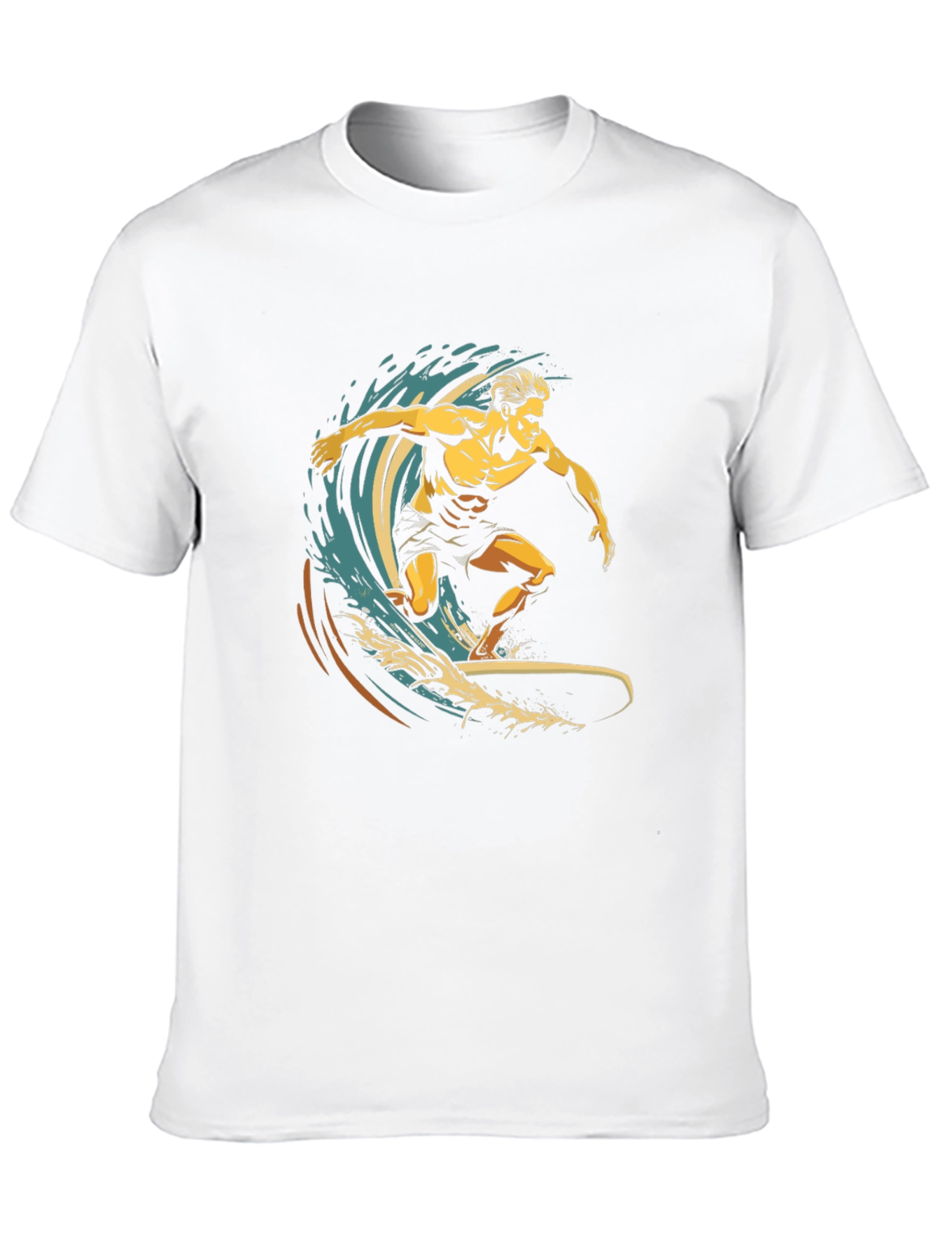 Surfer Graphic Tee - Ride the Wave in Style
