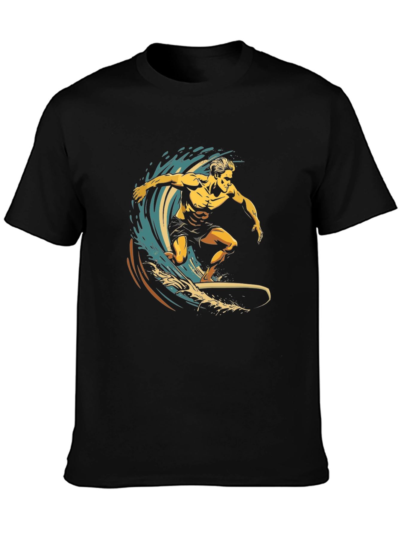 Surfer Graphic Tee - Ride the Wave in Style