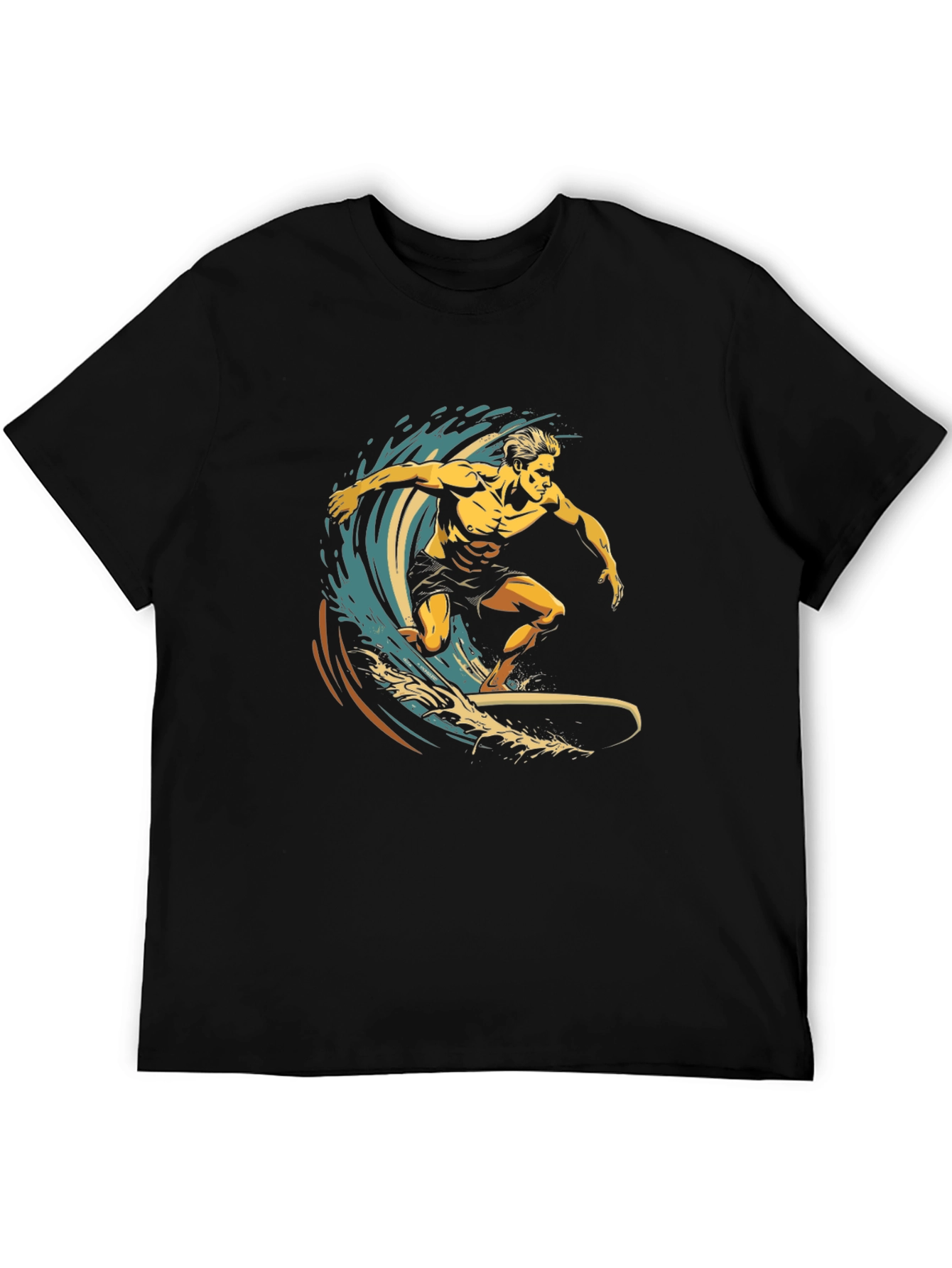 Surfer Graphic Tee - Ride the Wave in Style