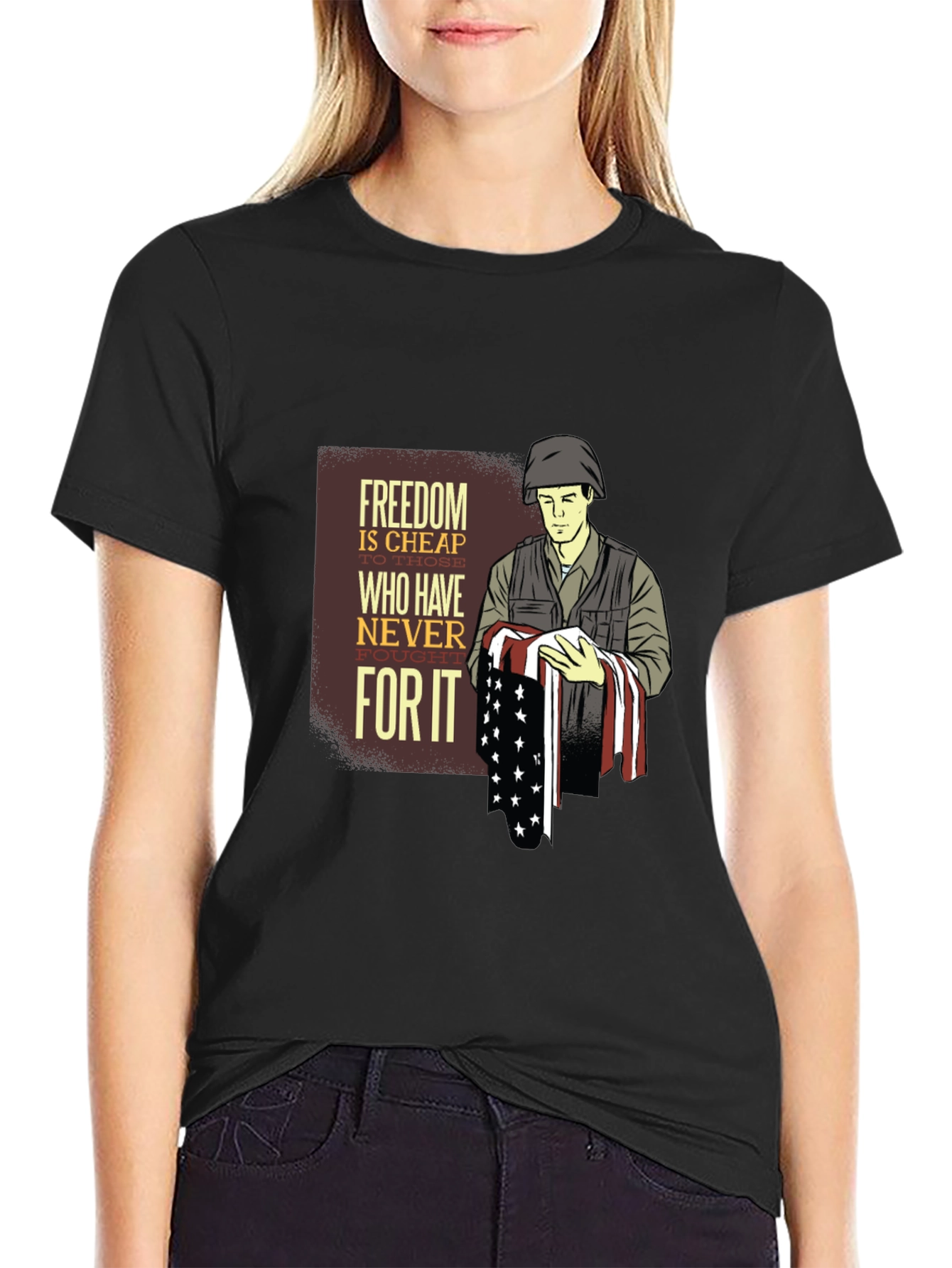 Freedom is Cheap T-Shirt - Veteran Graphic Tee