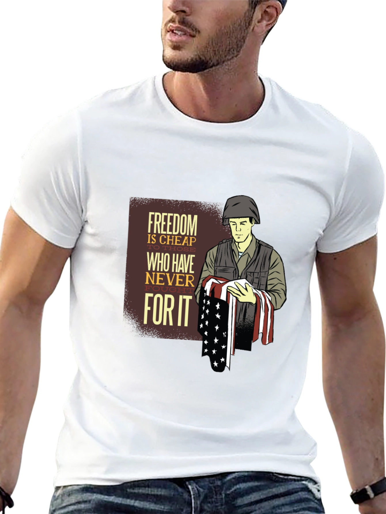 Freedom is Cheap T-Shirt - Veteran Graphic Tee