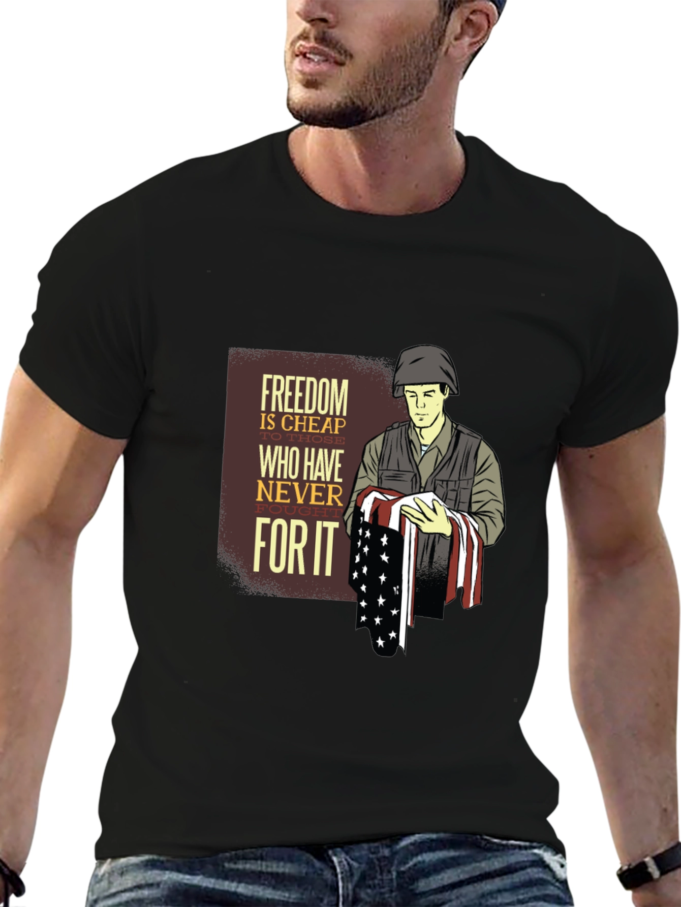 Freedom is Cheap T-Shirt - Veteran Graphic Tee